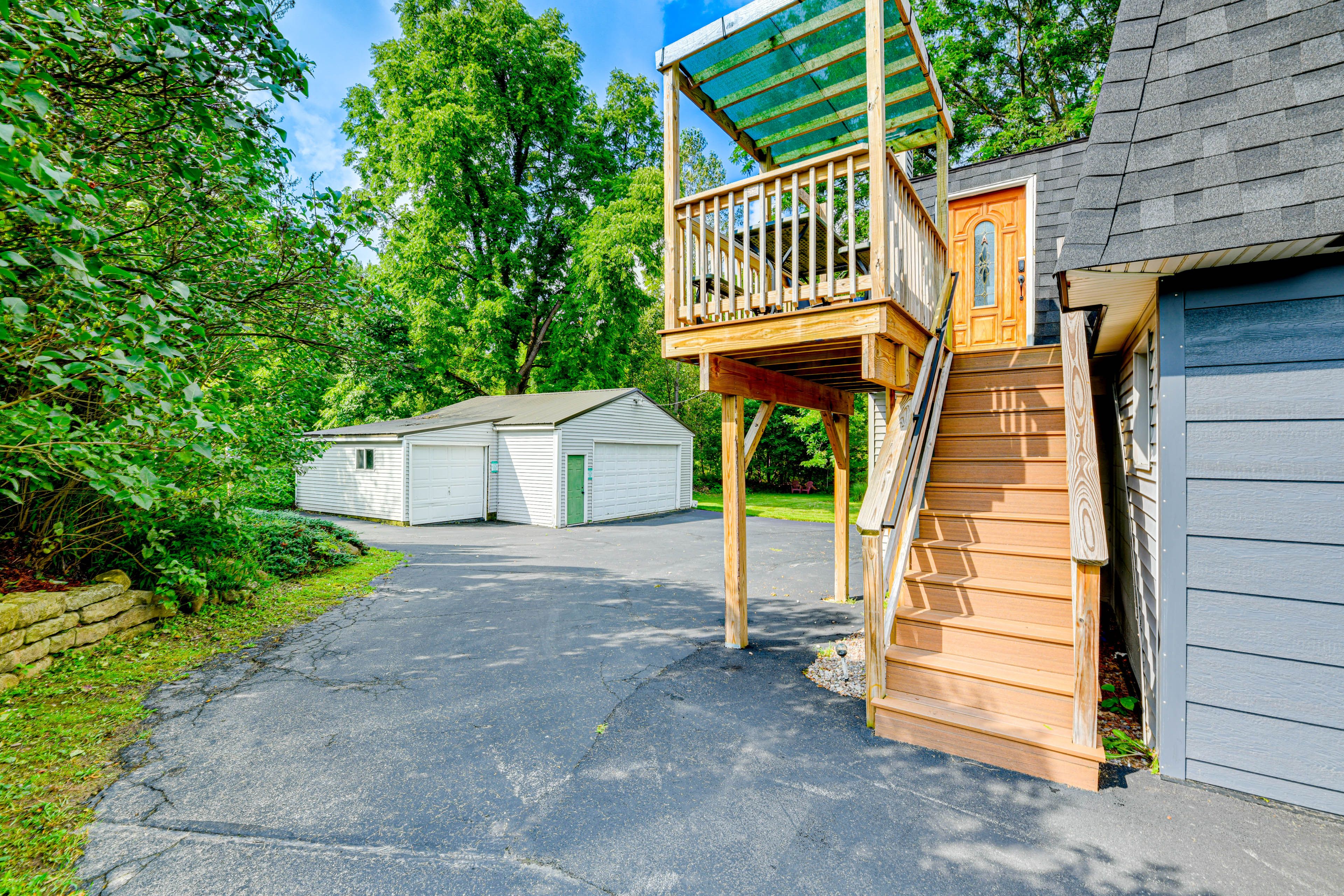 Stairs to Property | East Side of Building