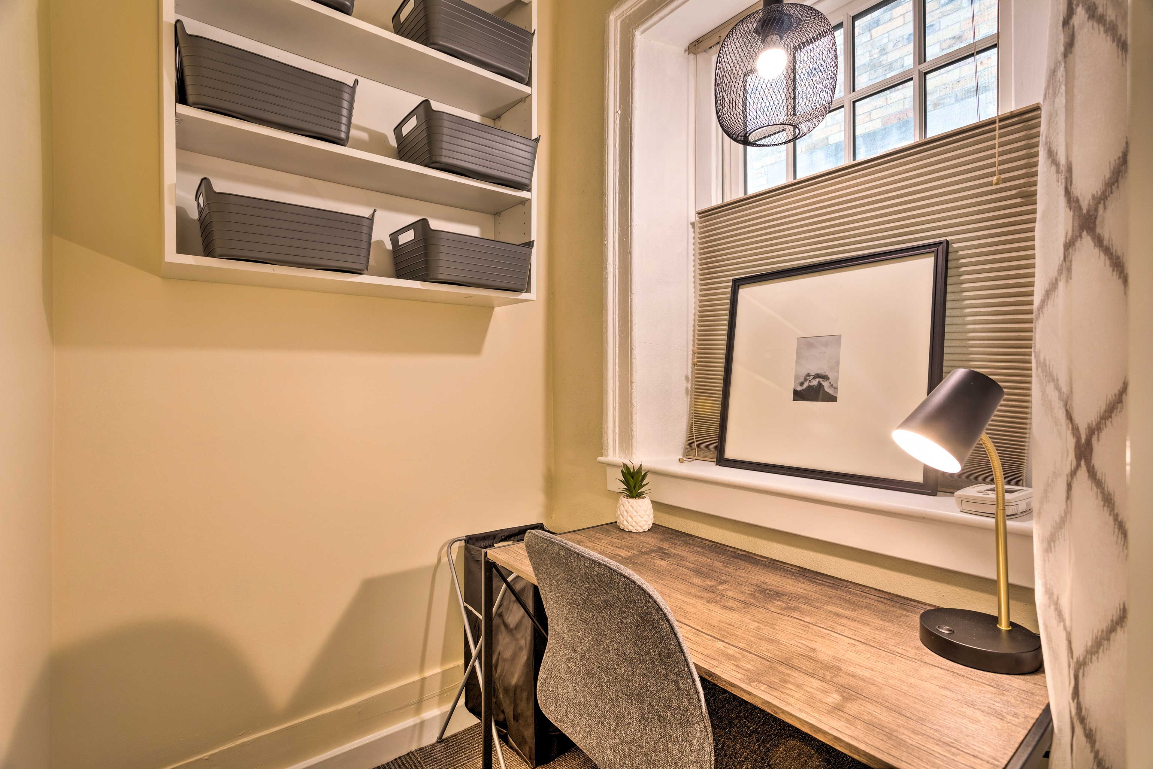 Laptop-Friendly Desk