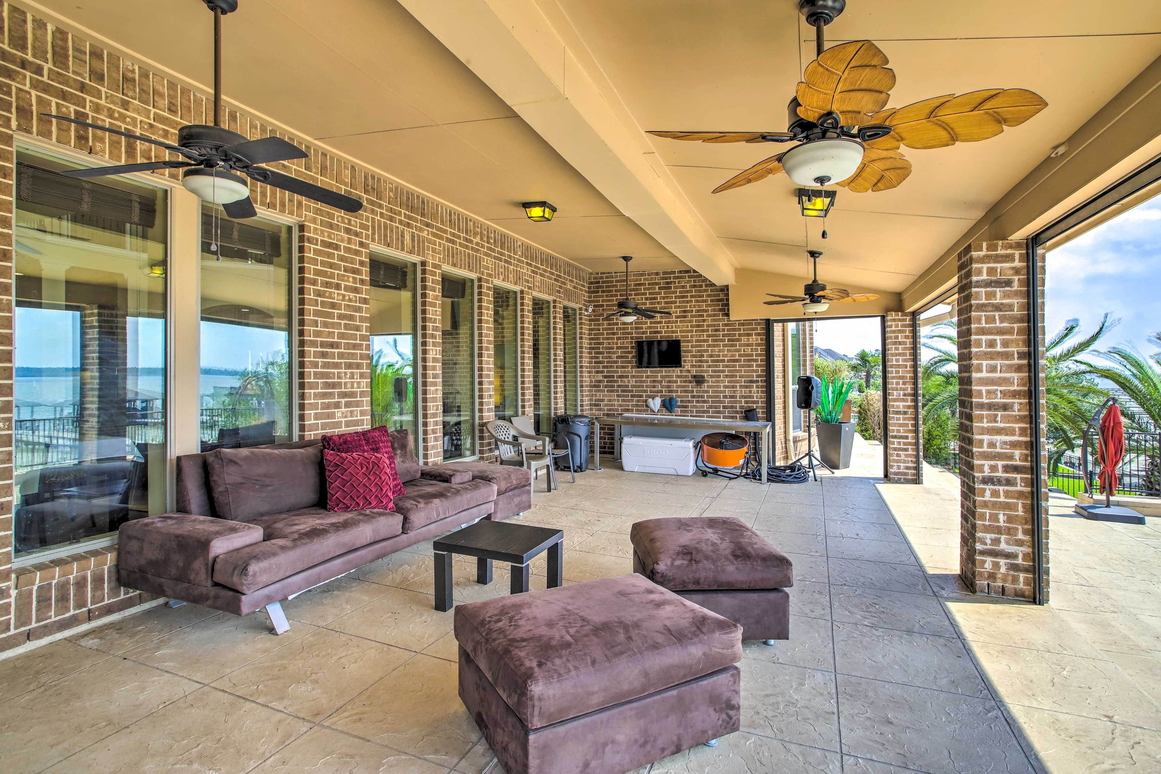 Covered Patio | Free WiFi | 2nd-Floor Bedrooms | 4 Exterior Security Cameras