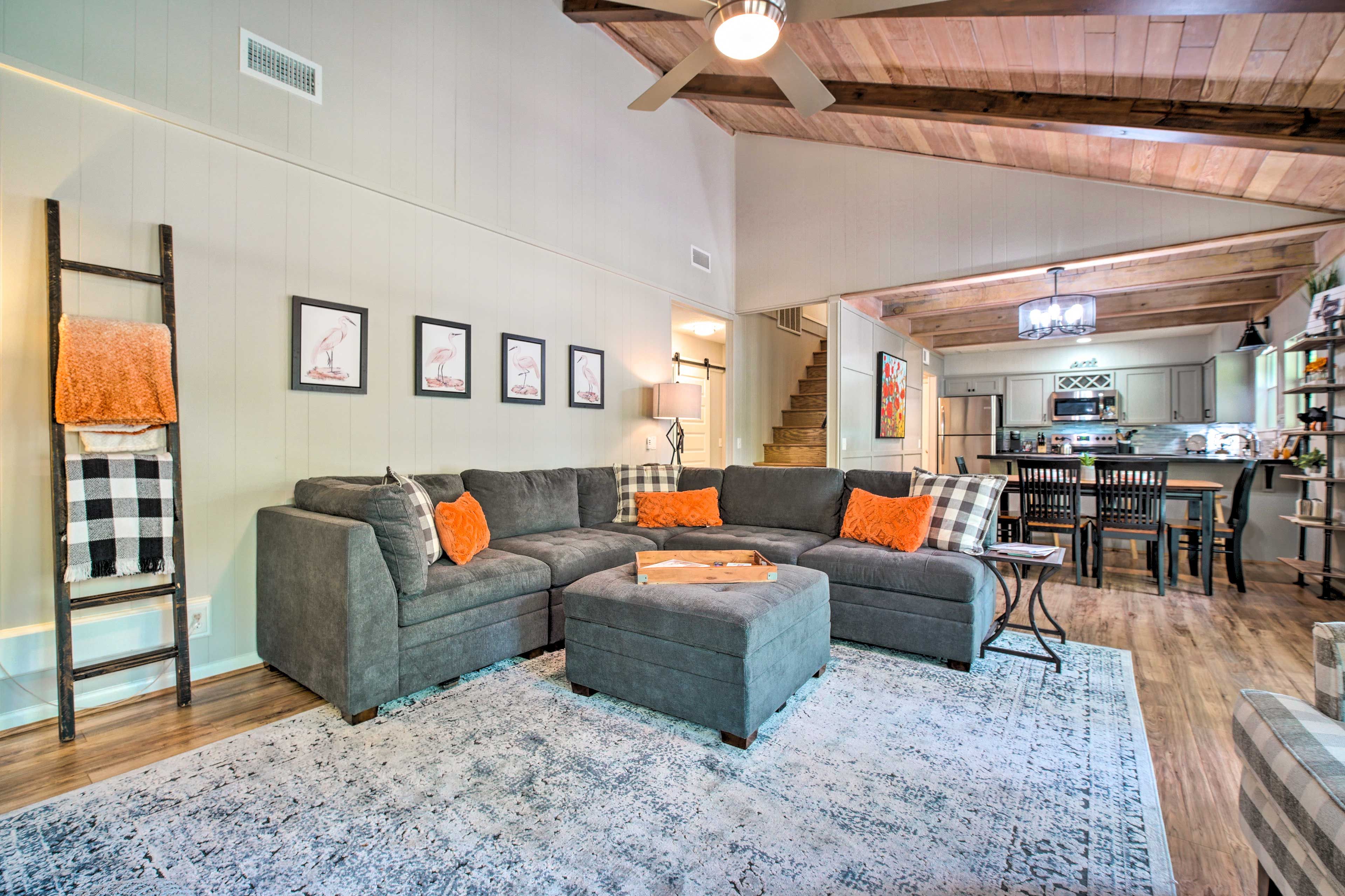 Living Room | Central Heating & A/C