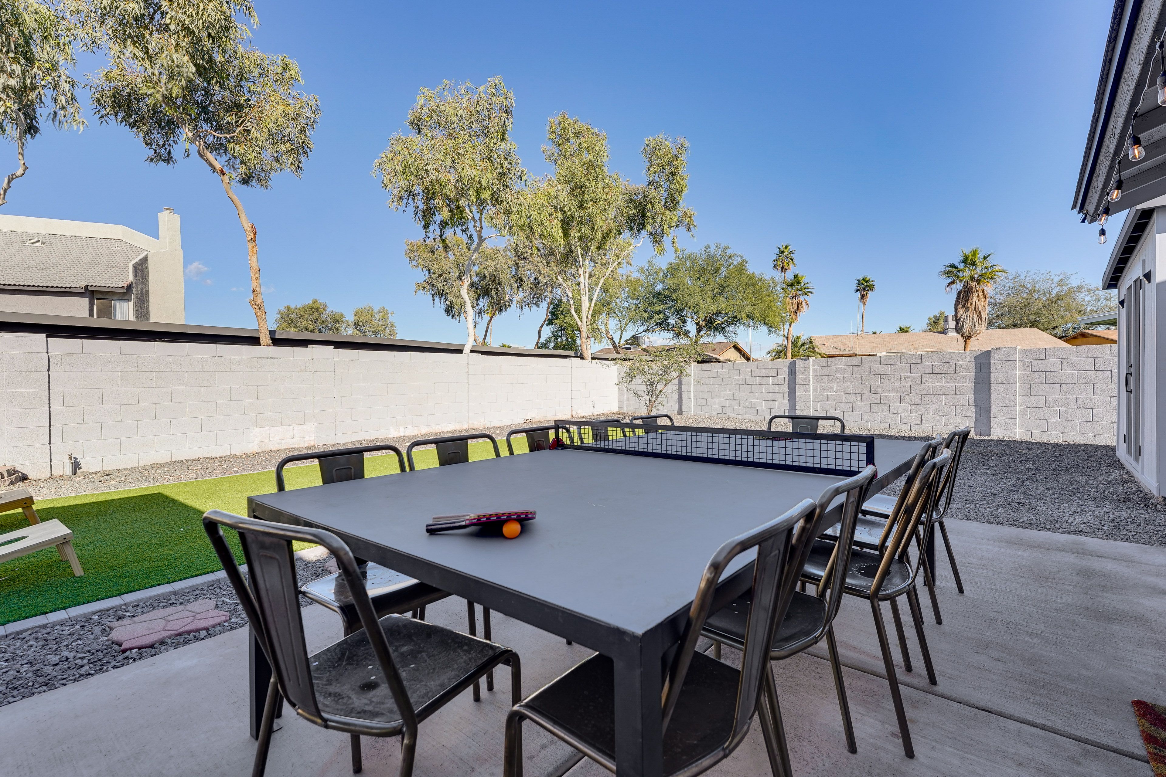 Fenced-In Yard | Cornhole | Dining Table | Gas Grill