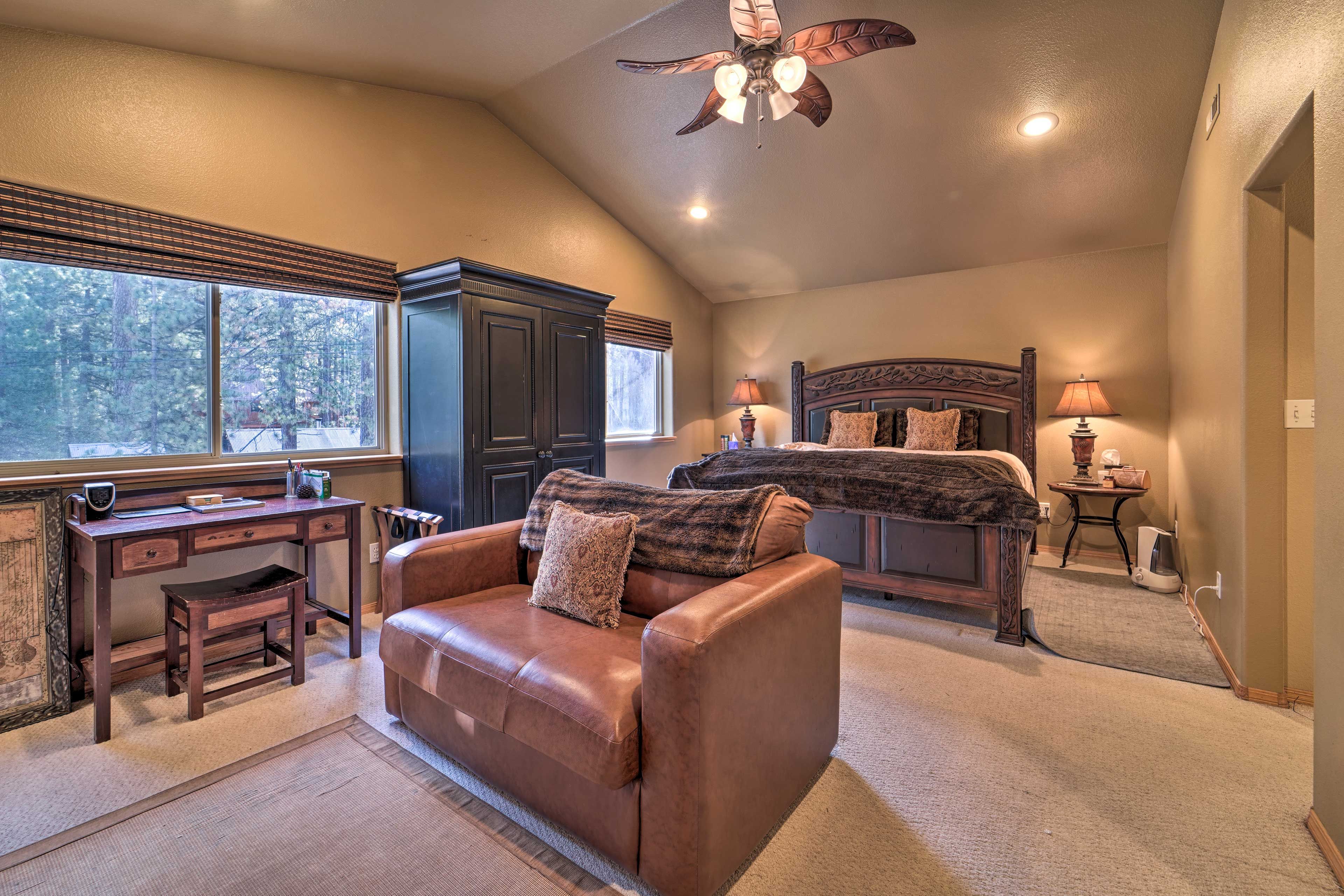 Bedroom 1 | King Bed | Twin Sleeper Sofa