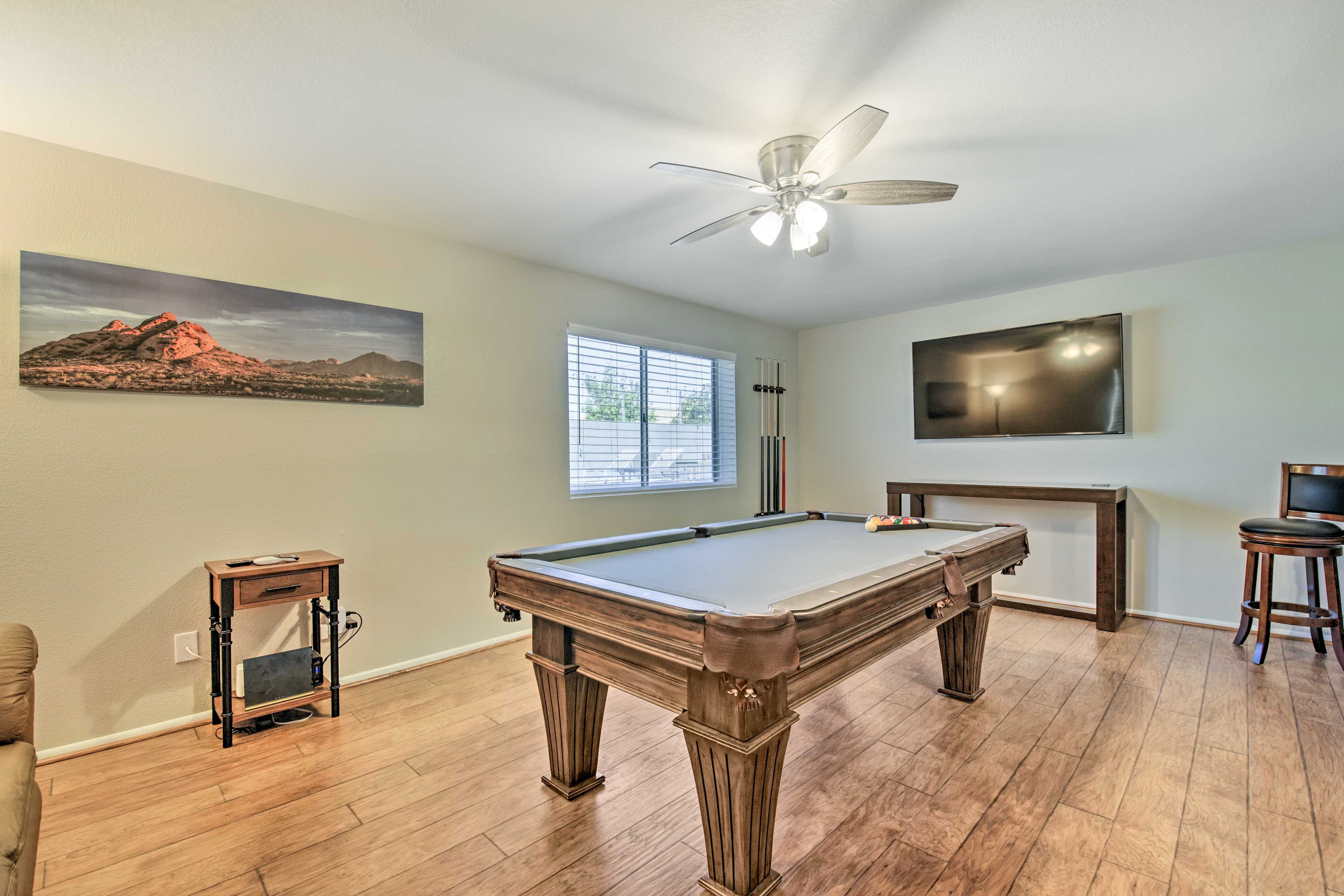 Game Room | Smart TV | Pool Table