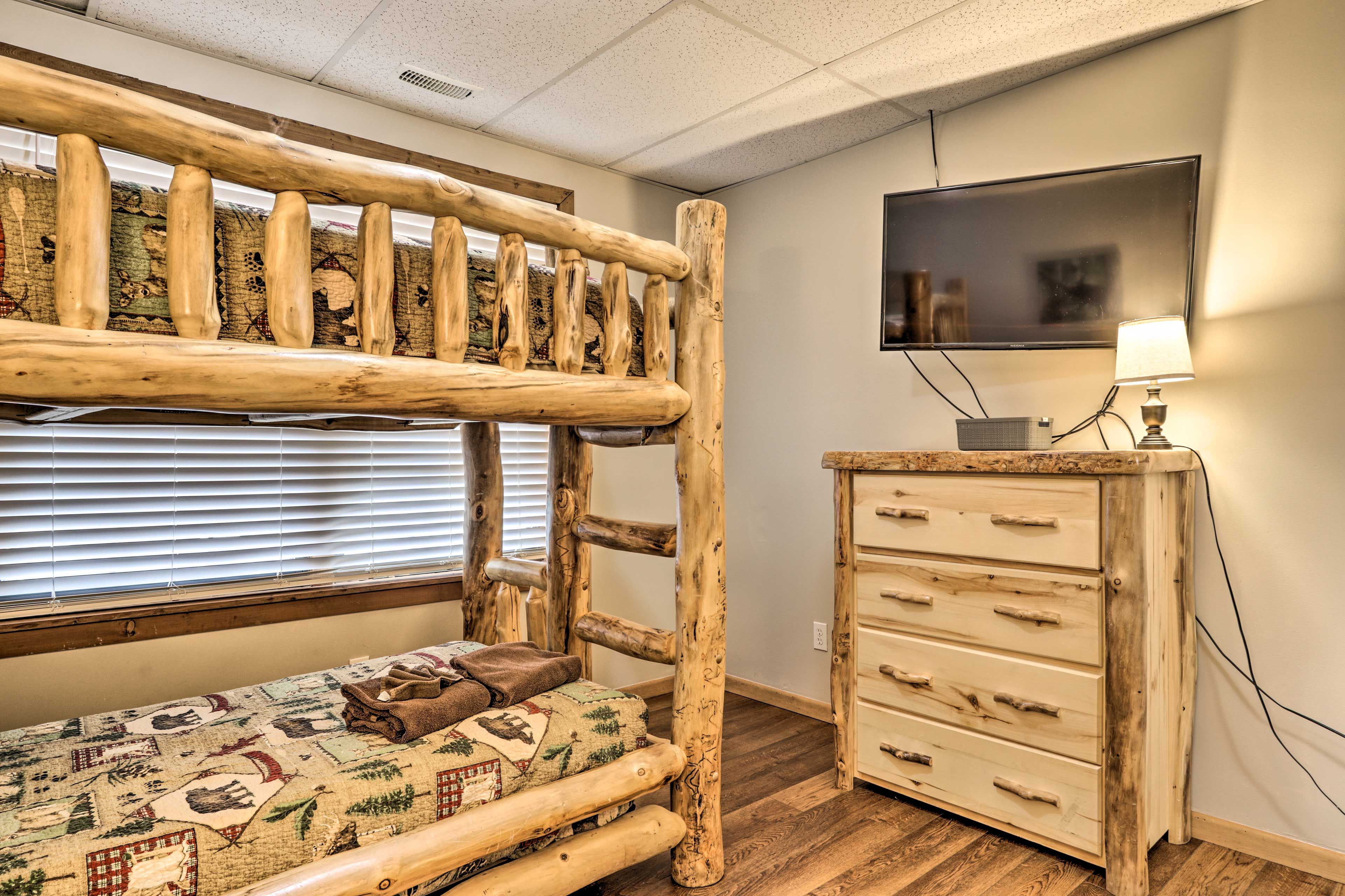 Bedroom 4 | Electric Fireplace | Smart TV