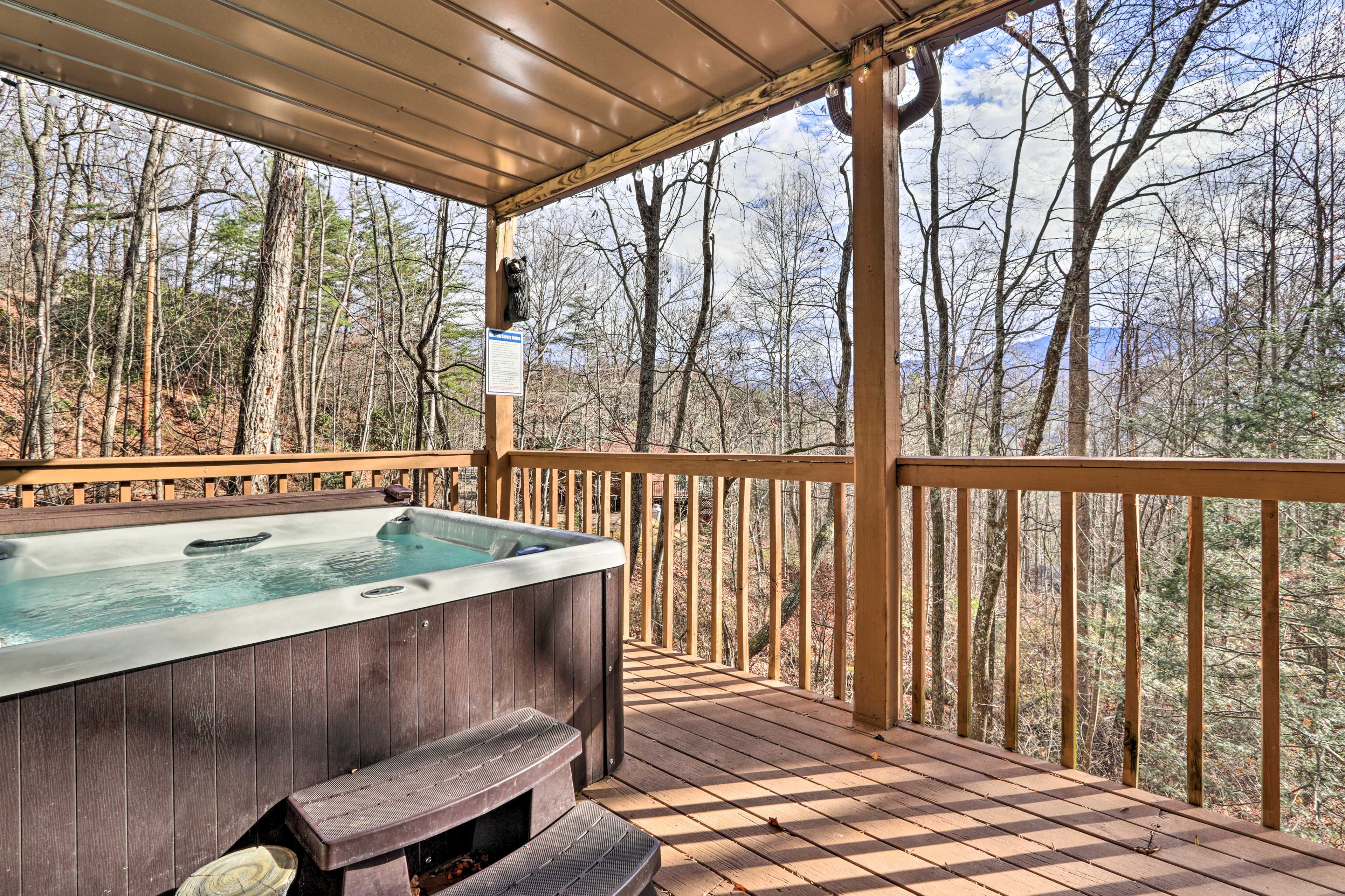 Balcony | Private Hot Tub
