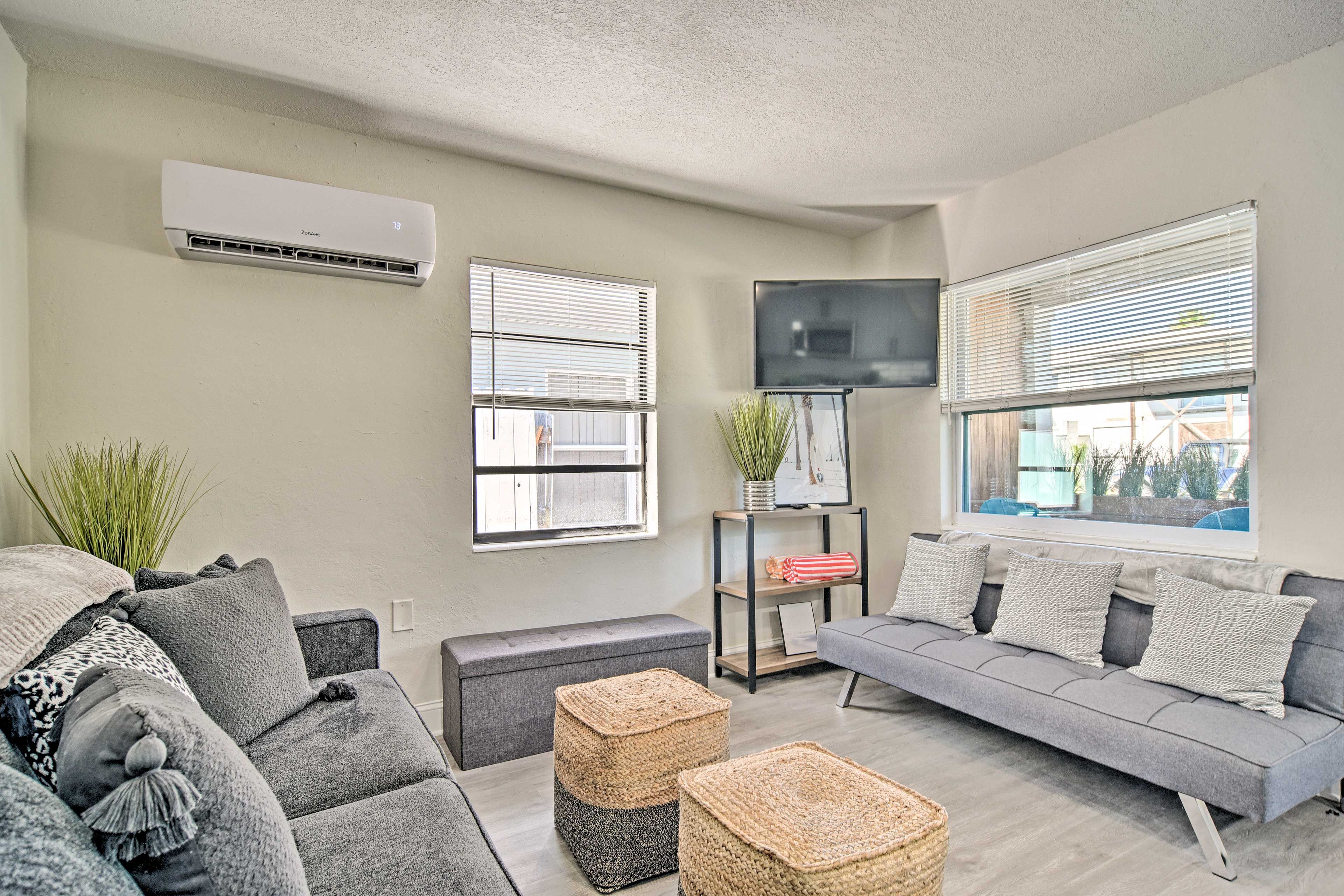 Living Area | Smart TV | Futon | Sleeper Sofa