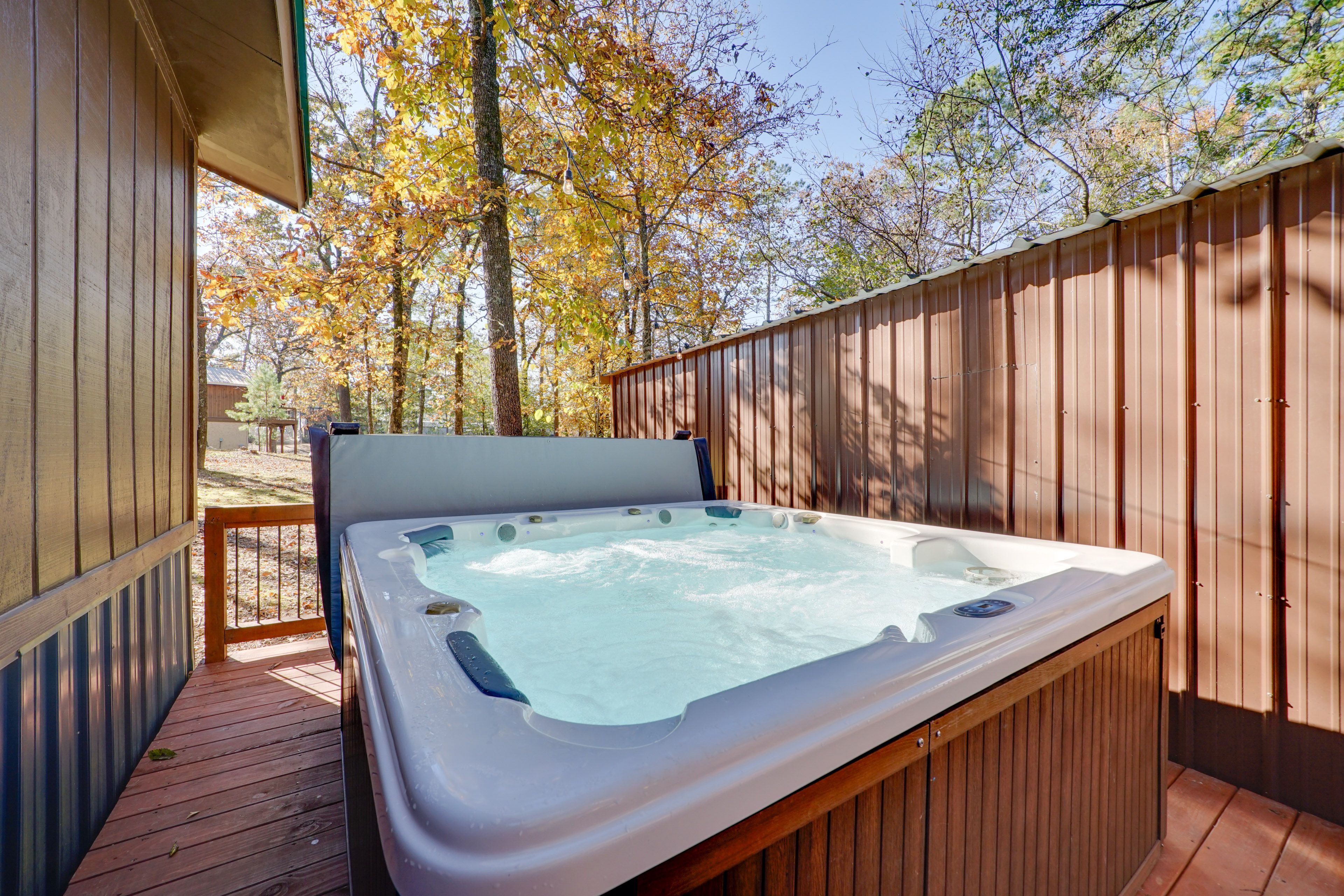 Private Deck w/ Hot Tub