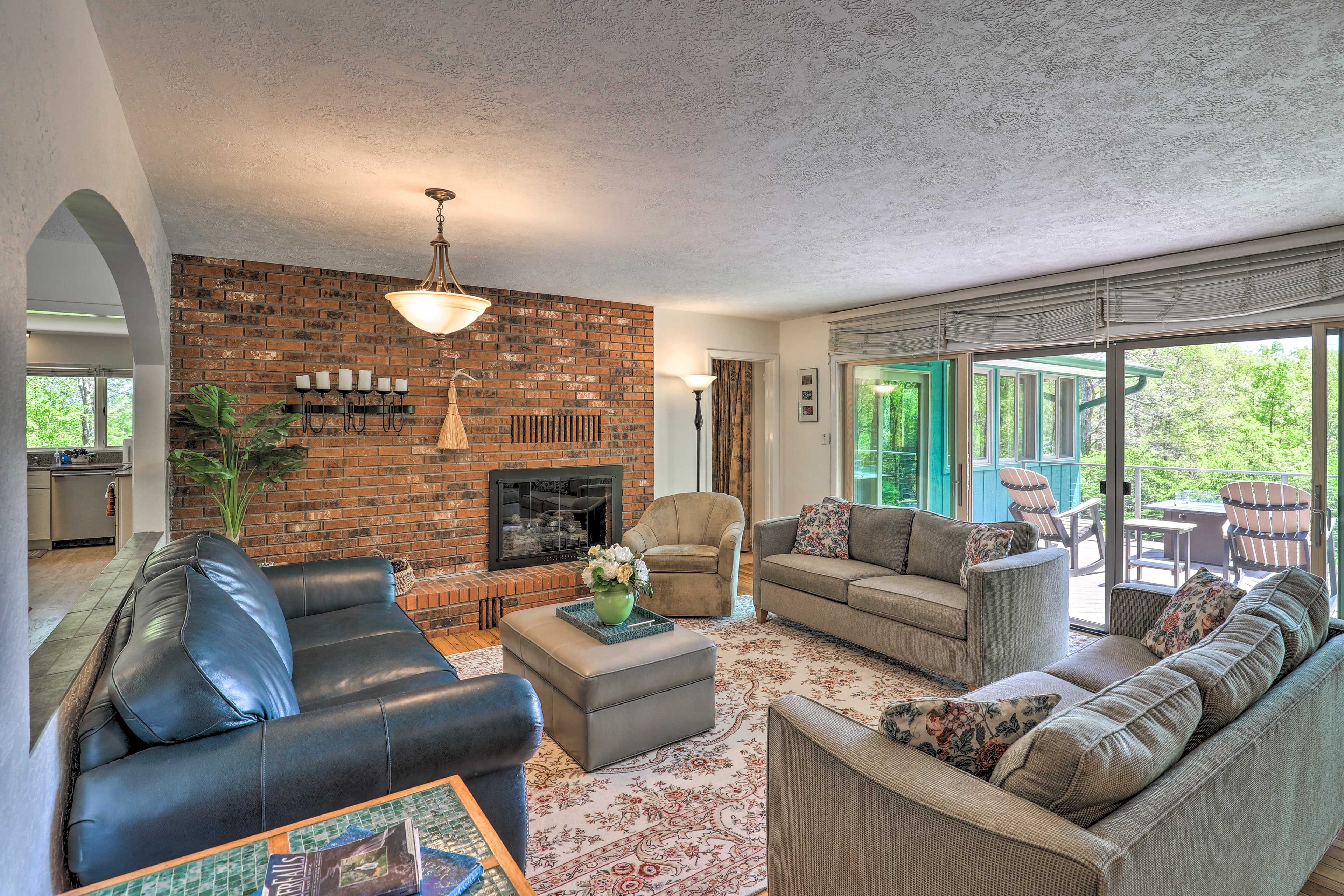 Living Room | Homeowner On-Site | 1 Exterior Security Camera (Facing Out)