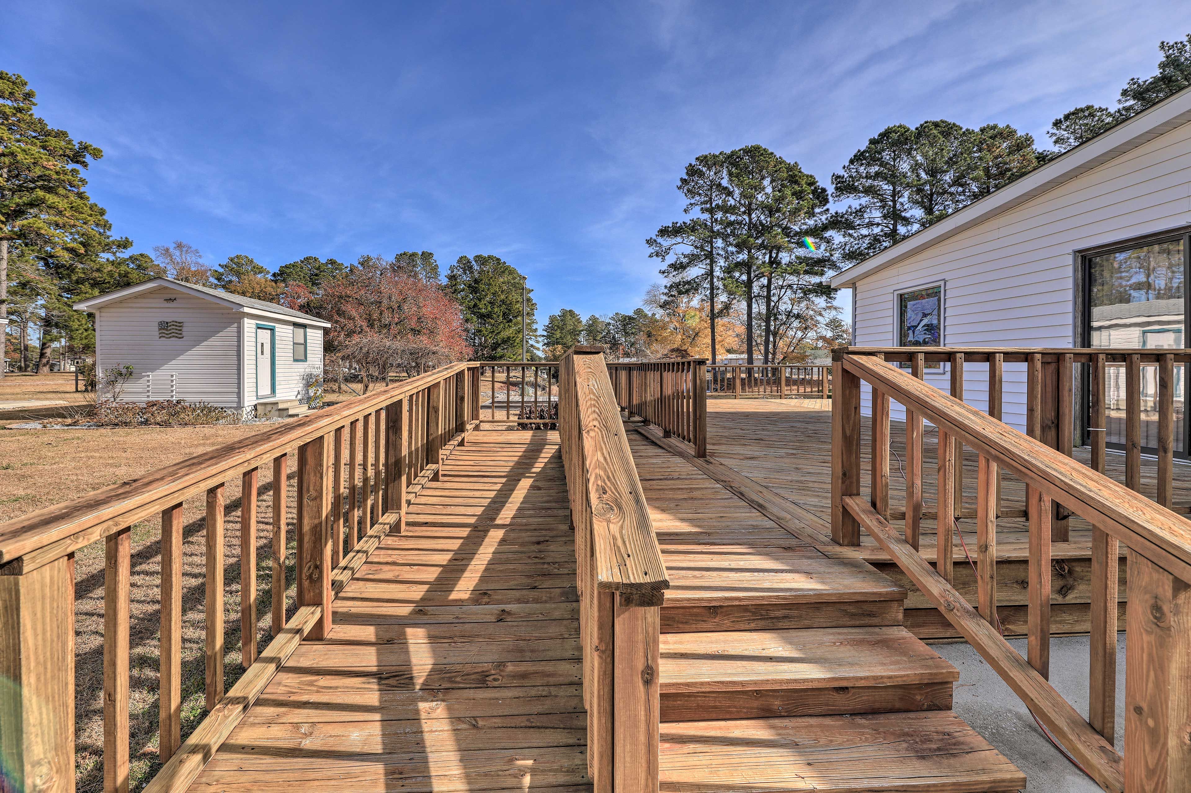Wraparound Deck | Step-Free Entry via Ramp