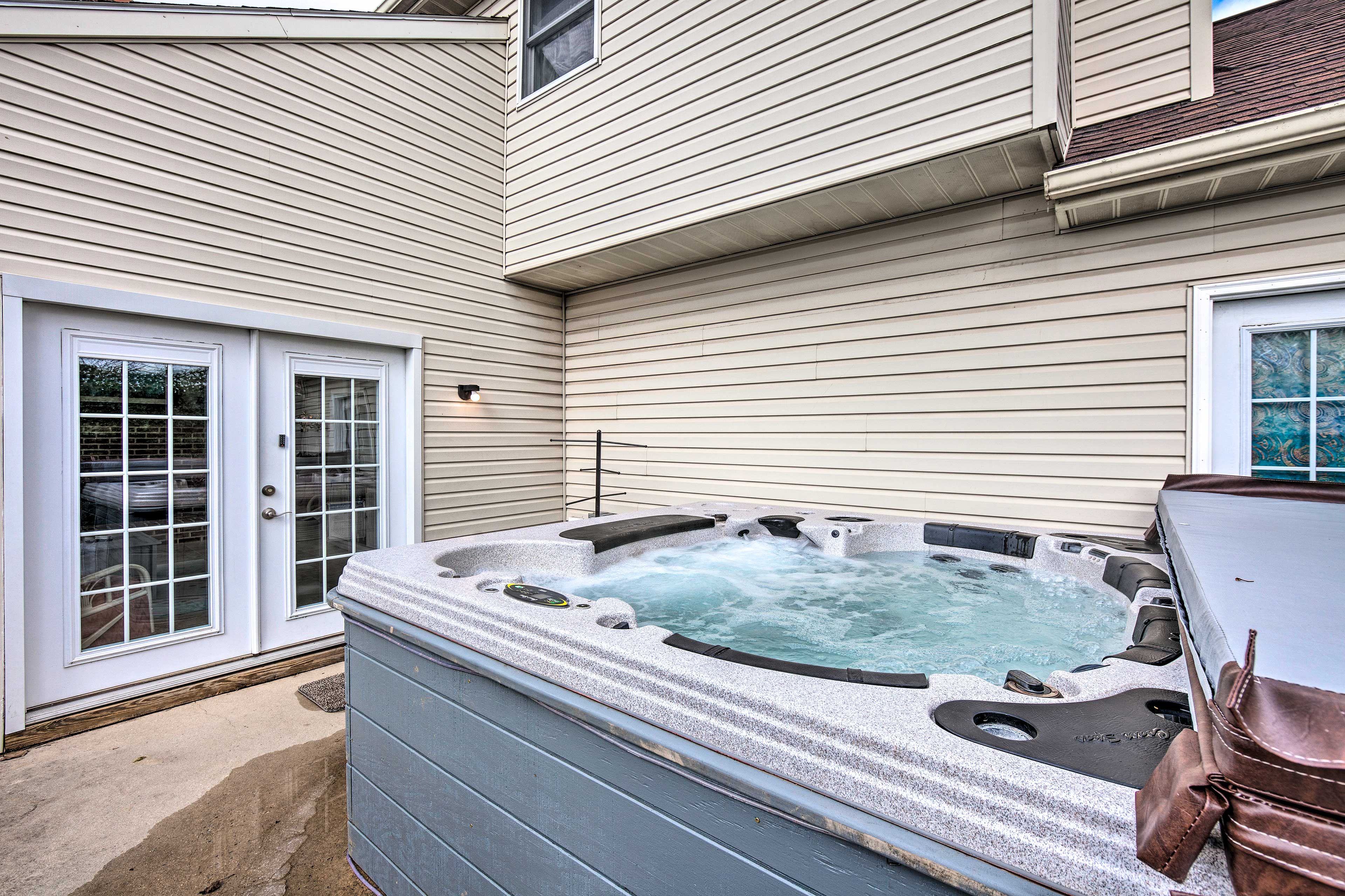 House Exterior | Private Hot Tub