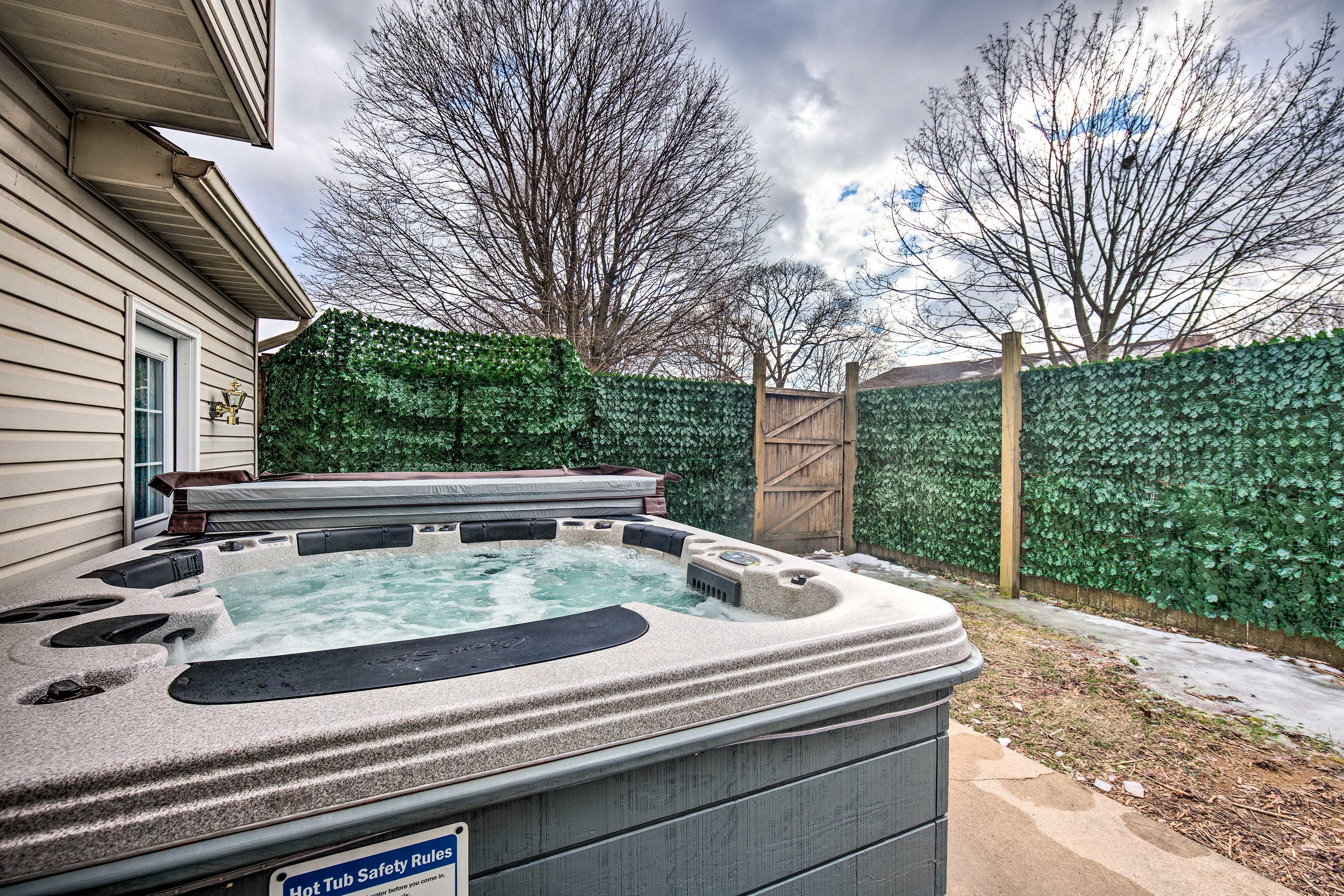 House Exterior | Private Hot Tub