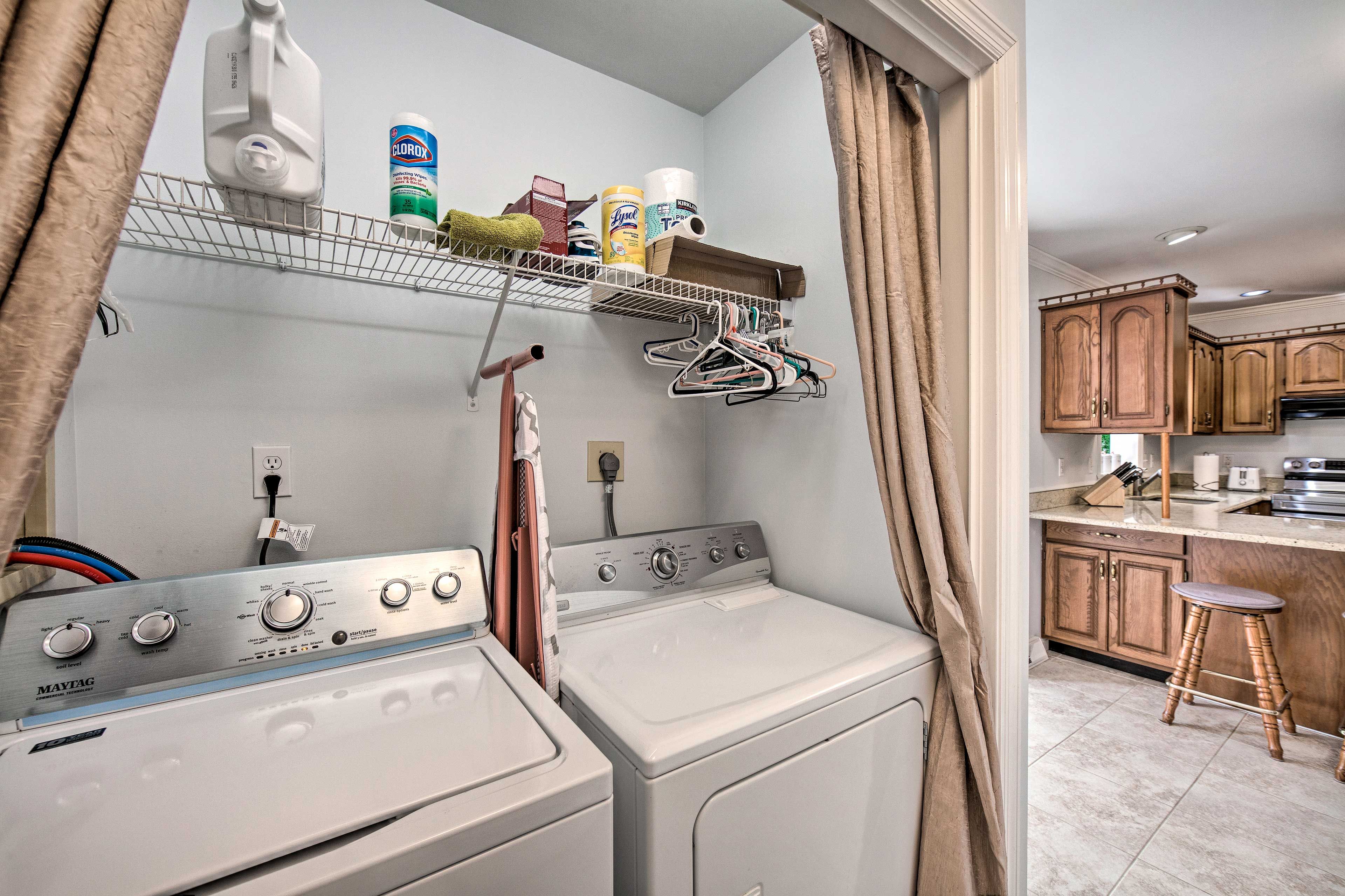 Laundry | Detergent Provided