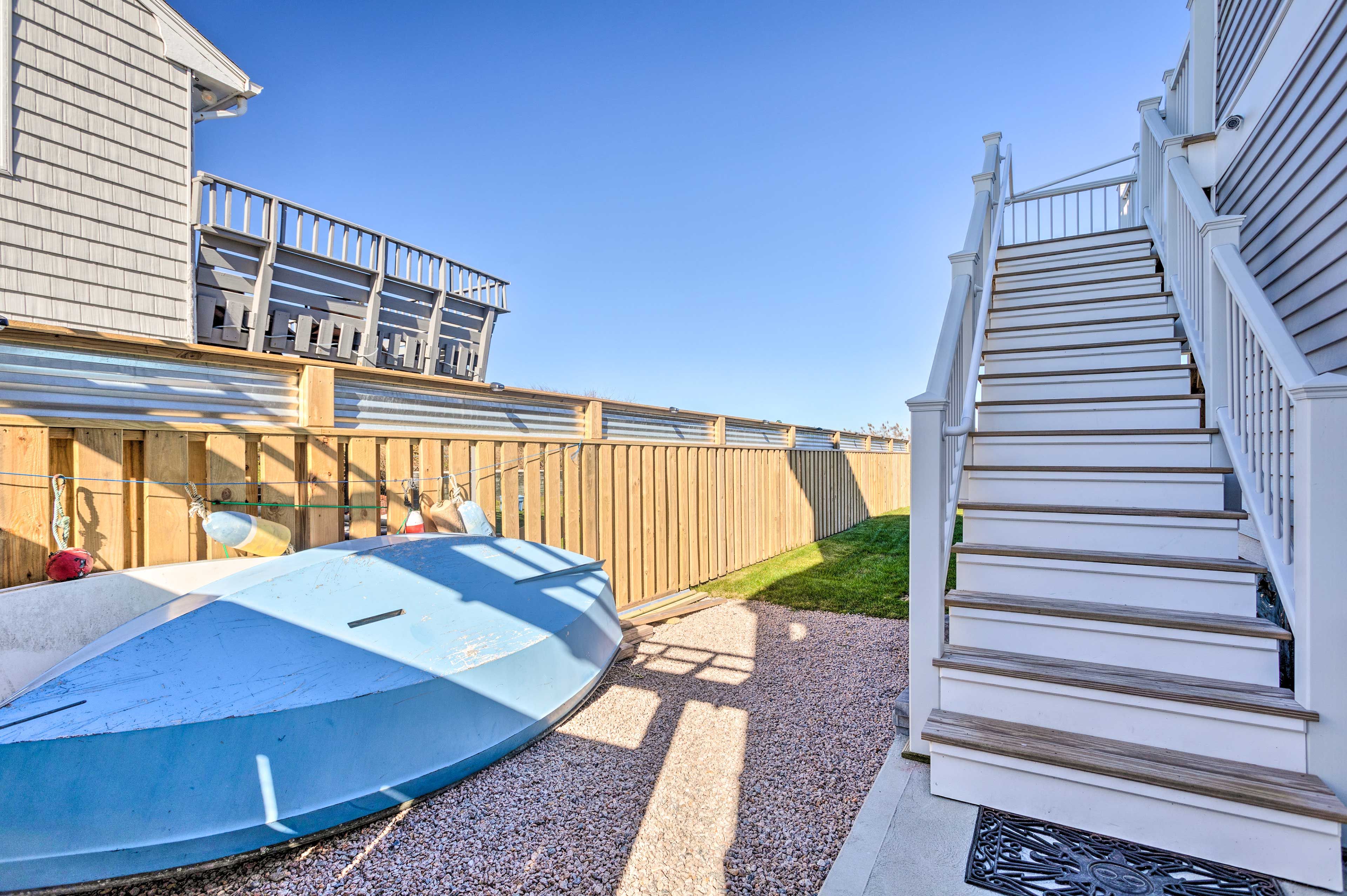 Home Exterior | Stairs Required | 2 Ocean Kayaks Available