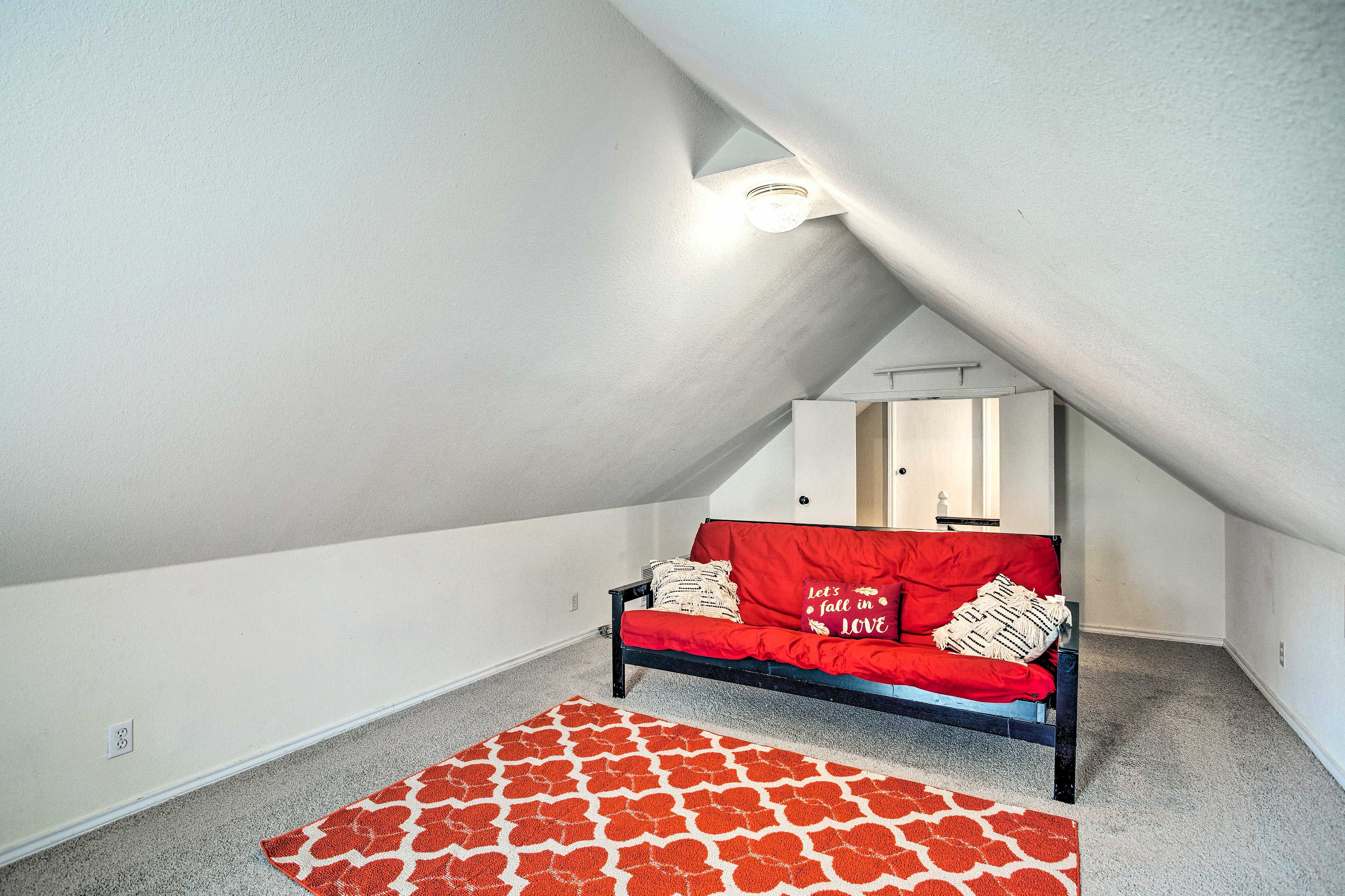 Upstairs Bonus Room | Sleeper Sofa