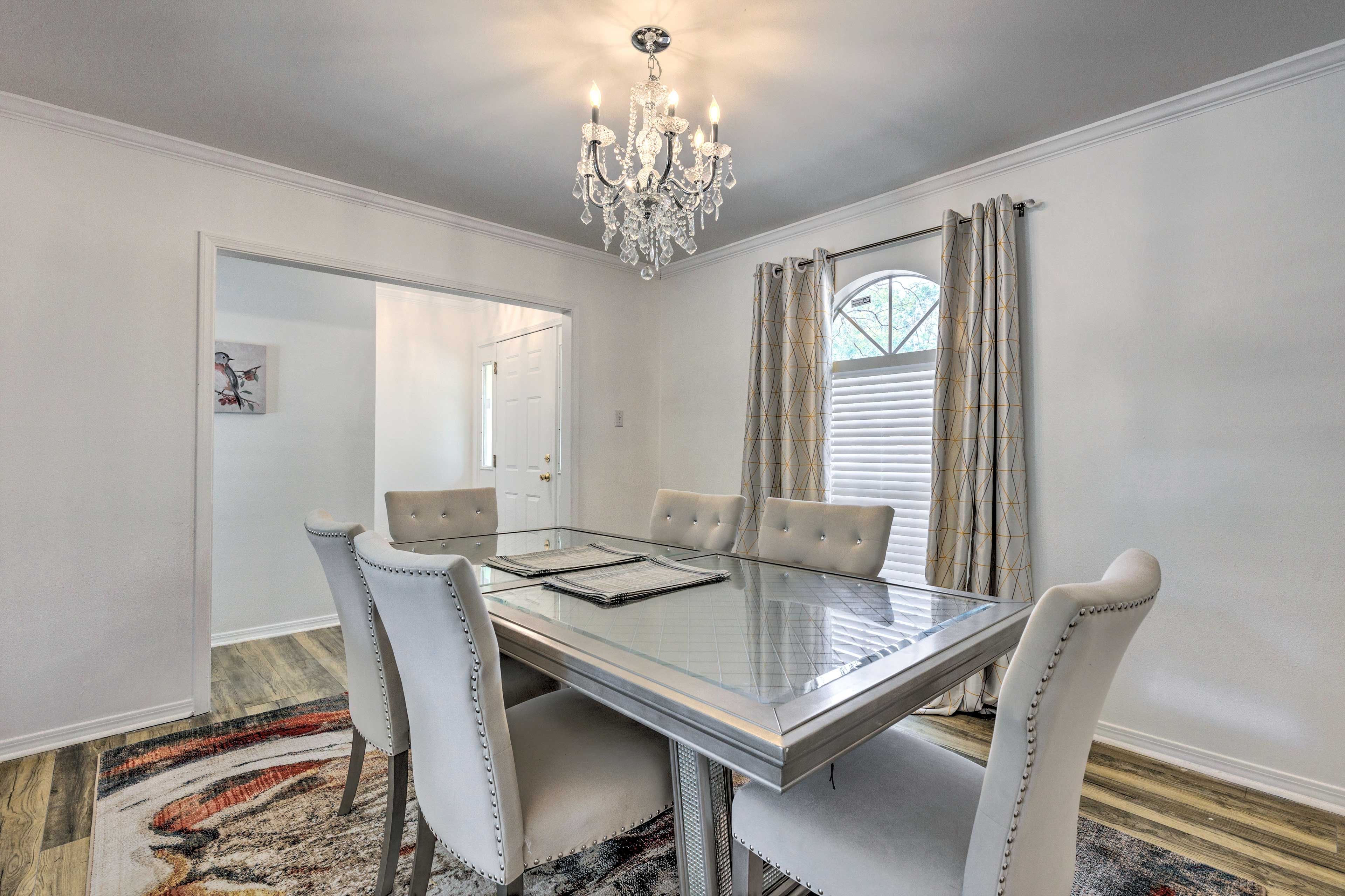 Dining Room | Single-Story Home | Access Via Front Entrance