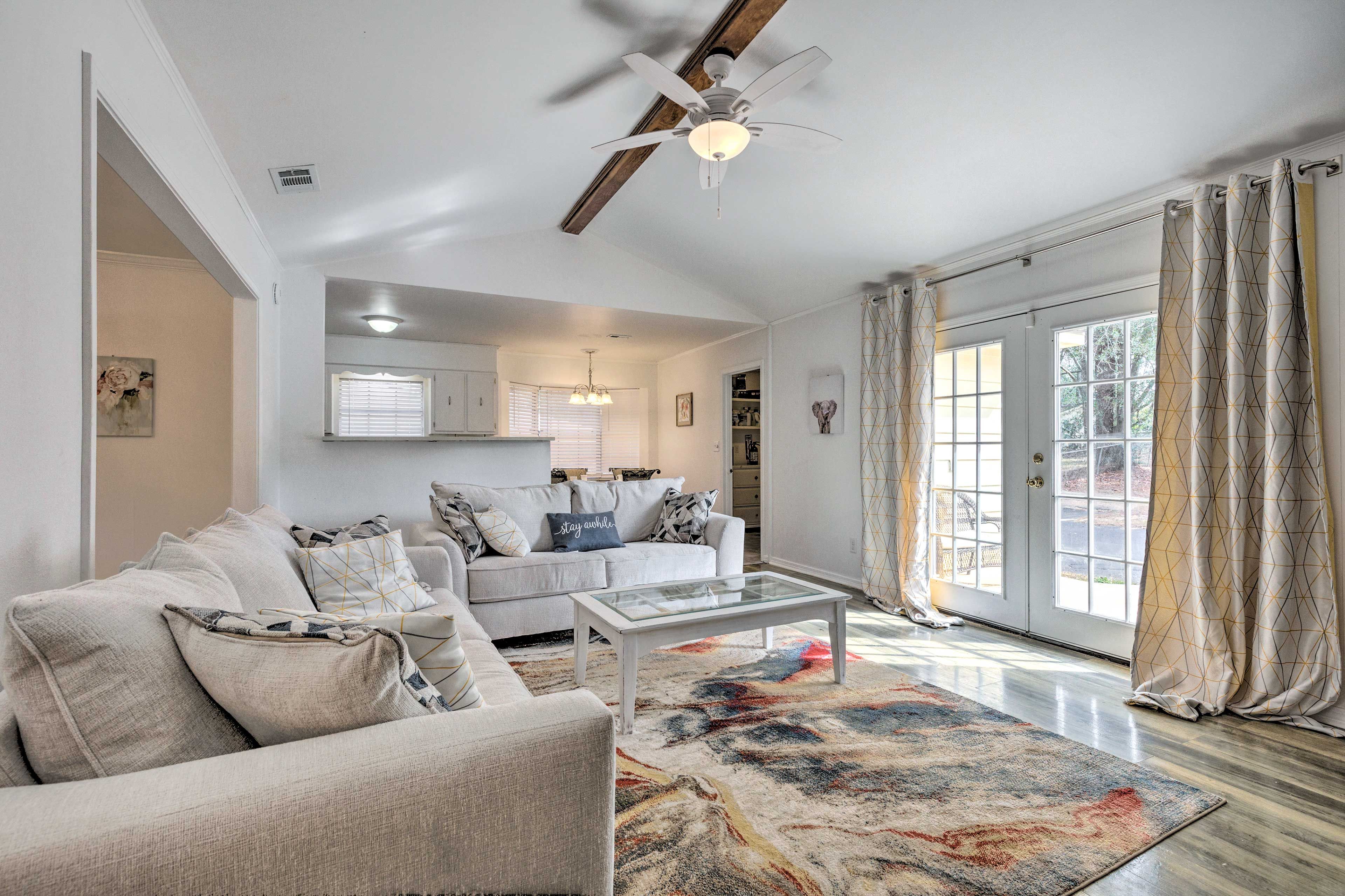 Living Room | Access to Private Patio/Backyard
