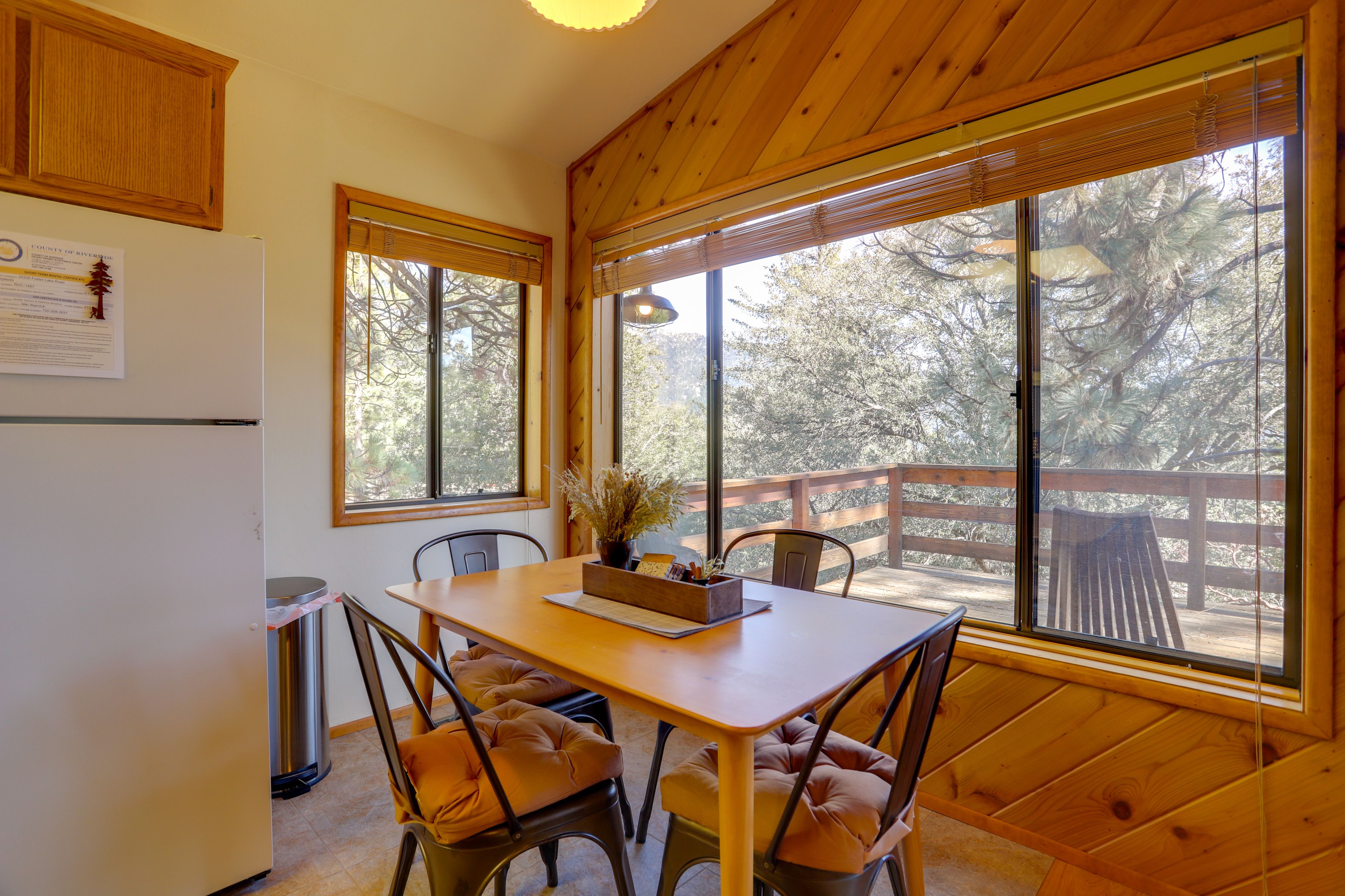 Dining Room | Mountain Views