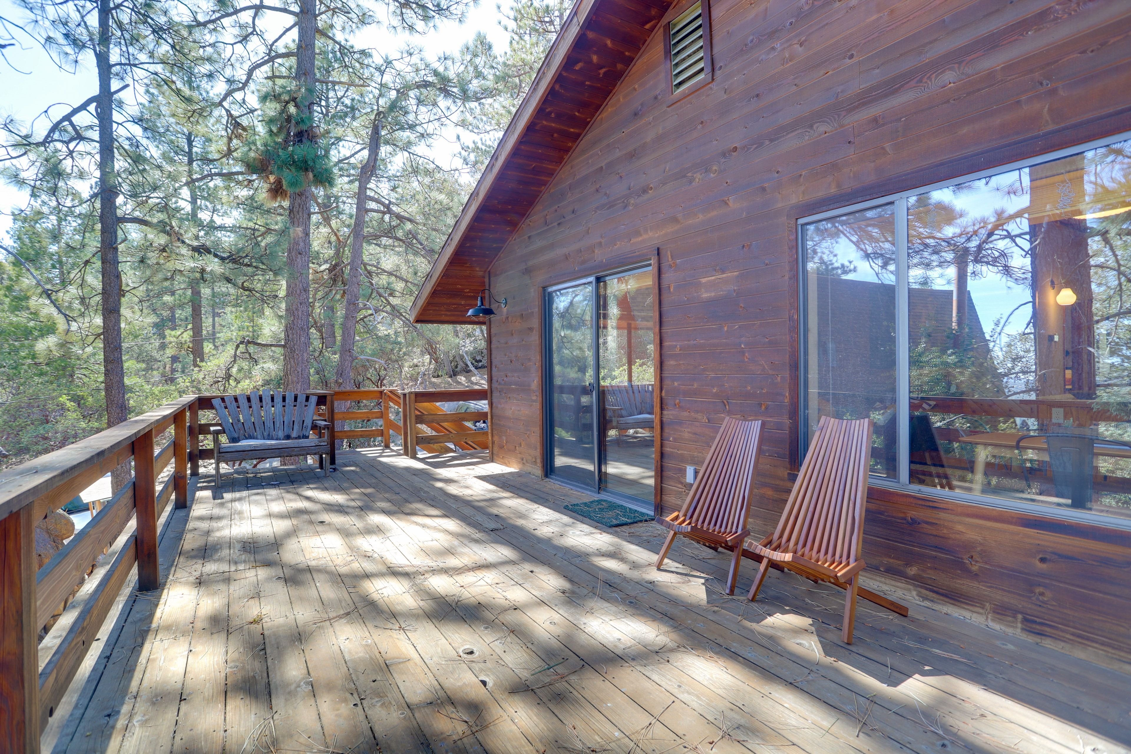 Pine Cove Vacation Rental | 2BR | 1BA | 1 Step Required | 816 Sq Ft