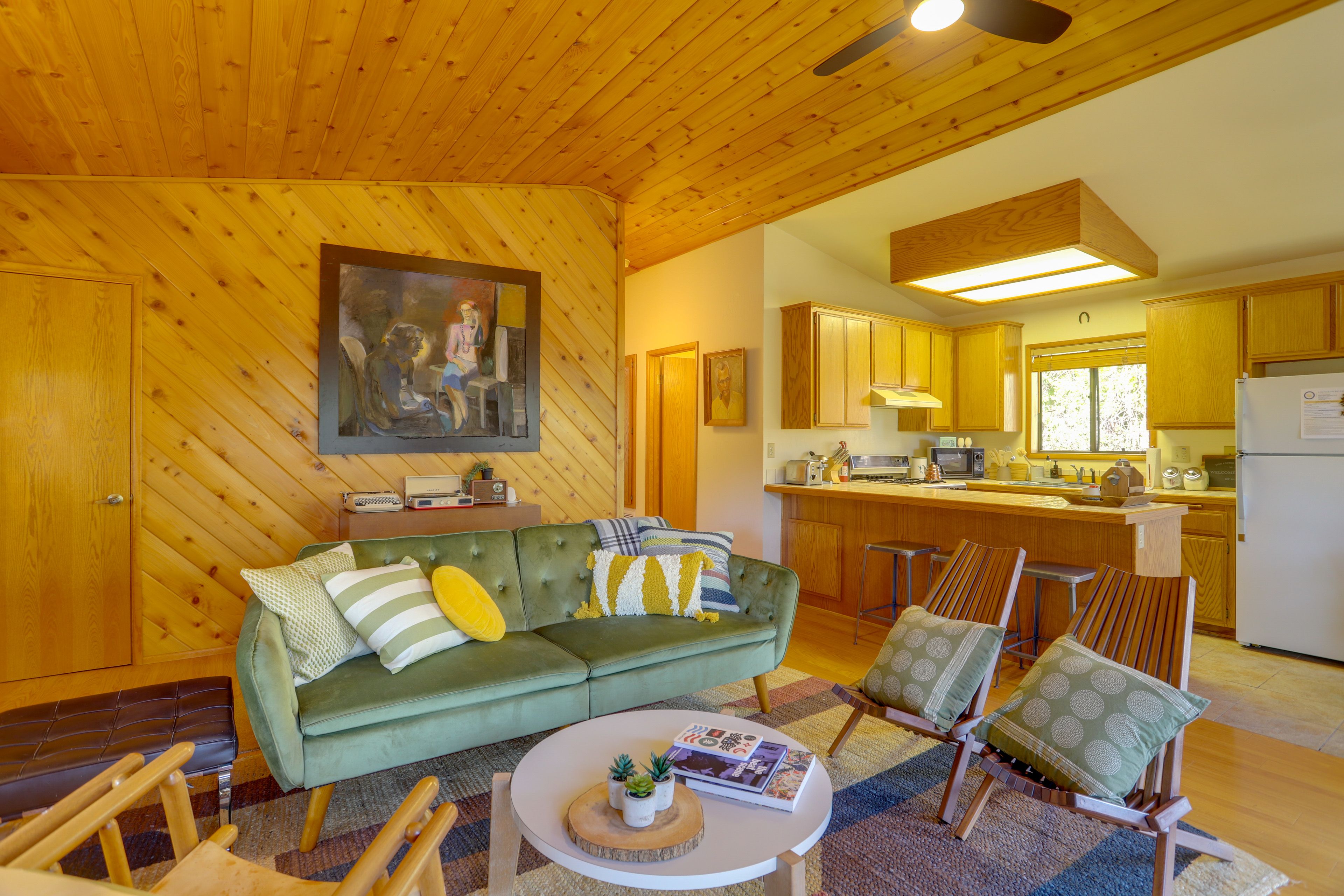 Living Room | Wood-Burning Stove | Smart TV