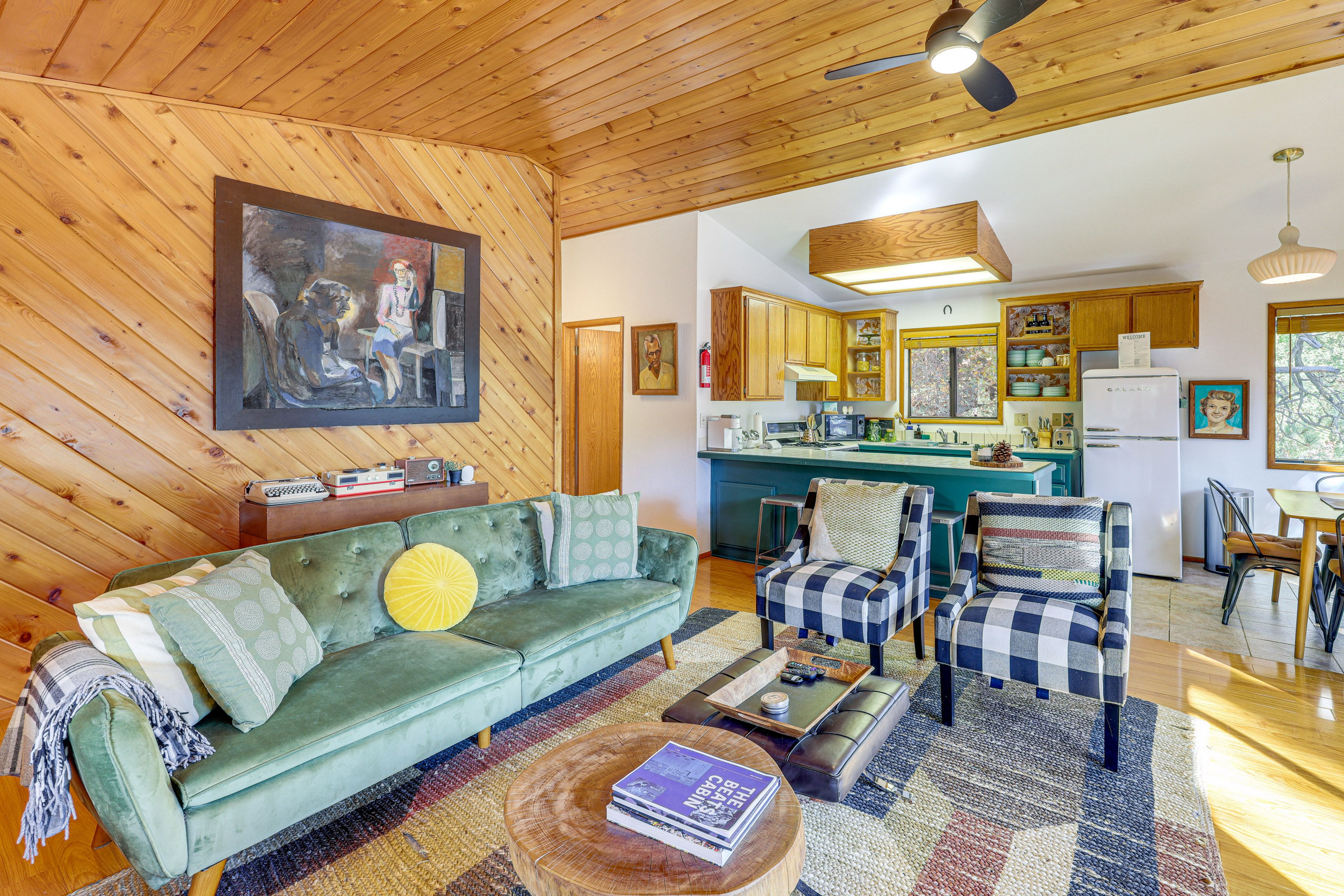 Living Room | Wood-Burning Stove | Smart TV