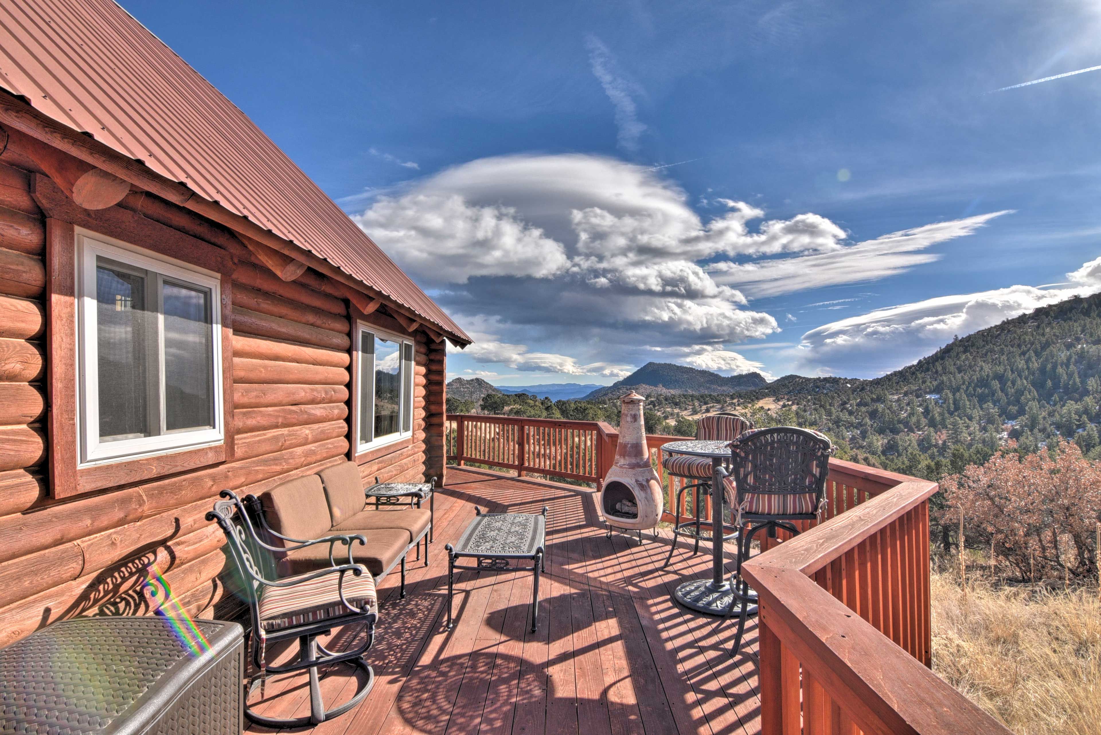 Cotopaxi Vacation Rental | 1BR | 1BA | 2 Stories | Stairs Required