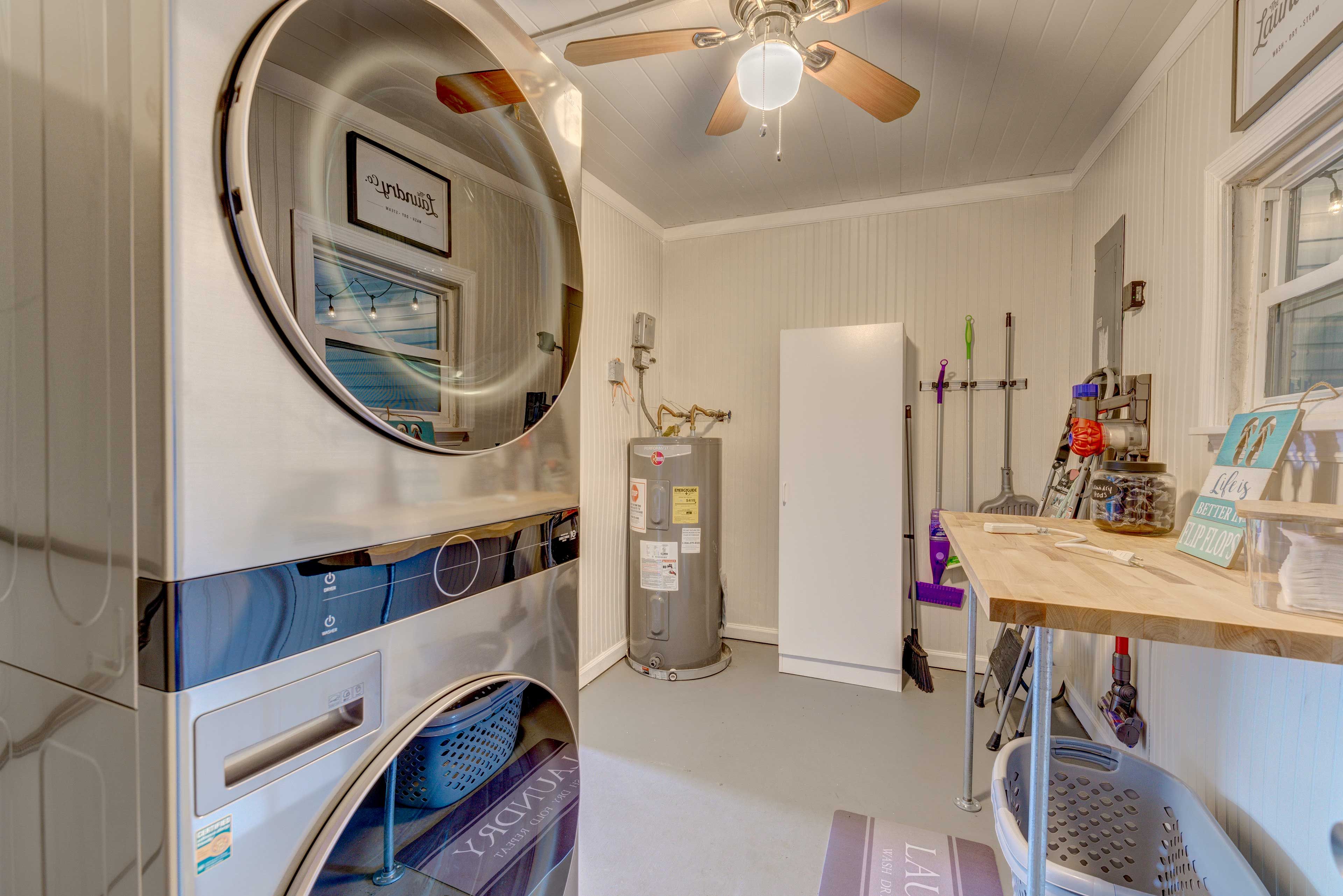 Laundry Room | Laundry Detergent Provided | Iron & Ironing Board