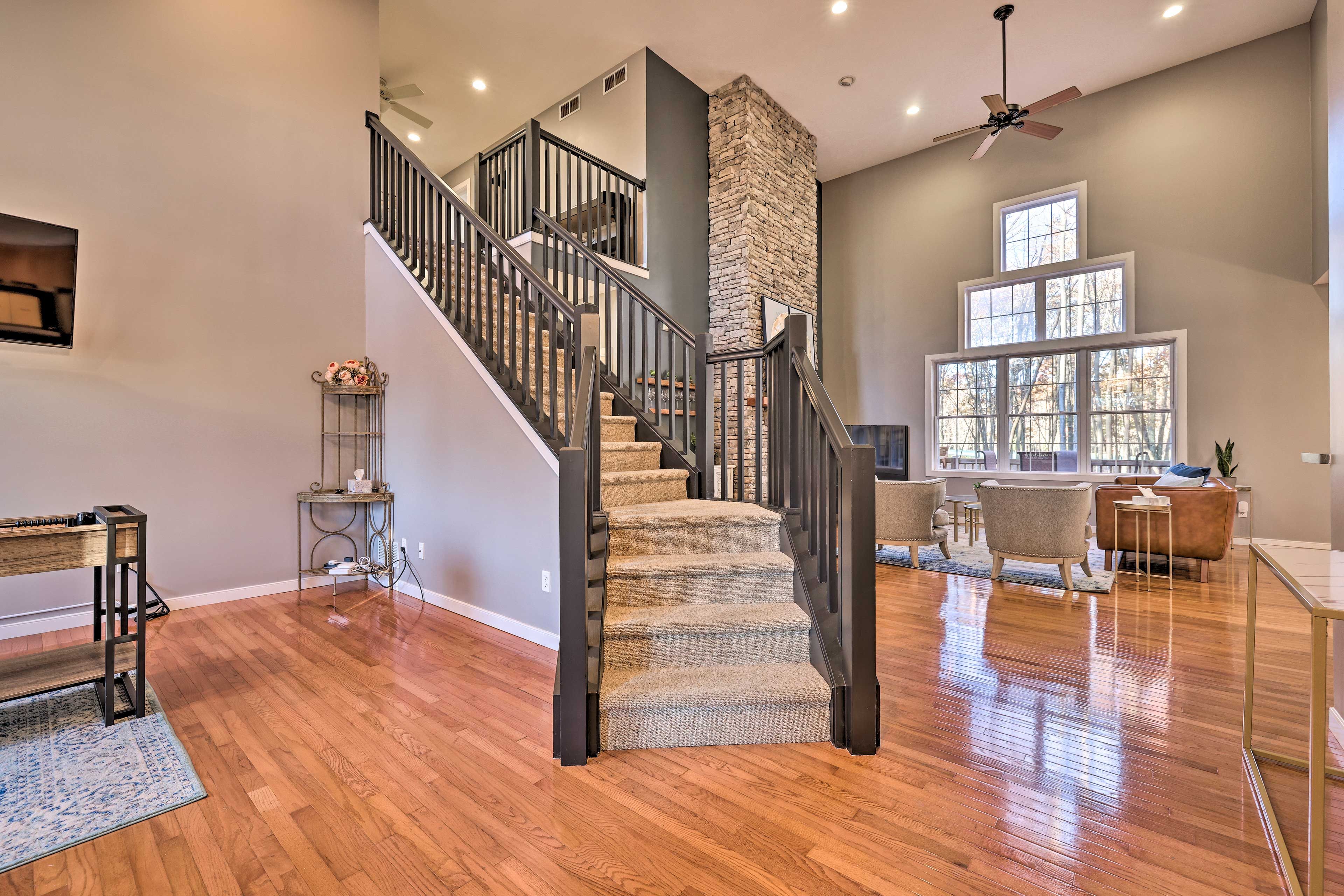 Stairs to Access 2nd Floor