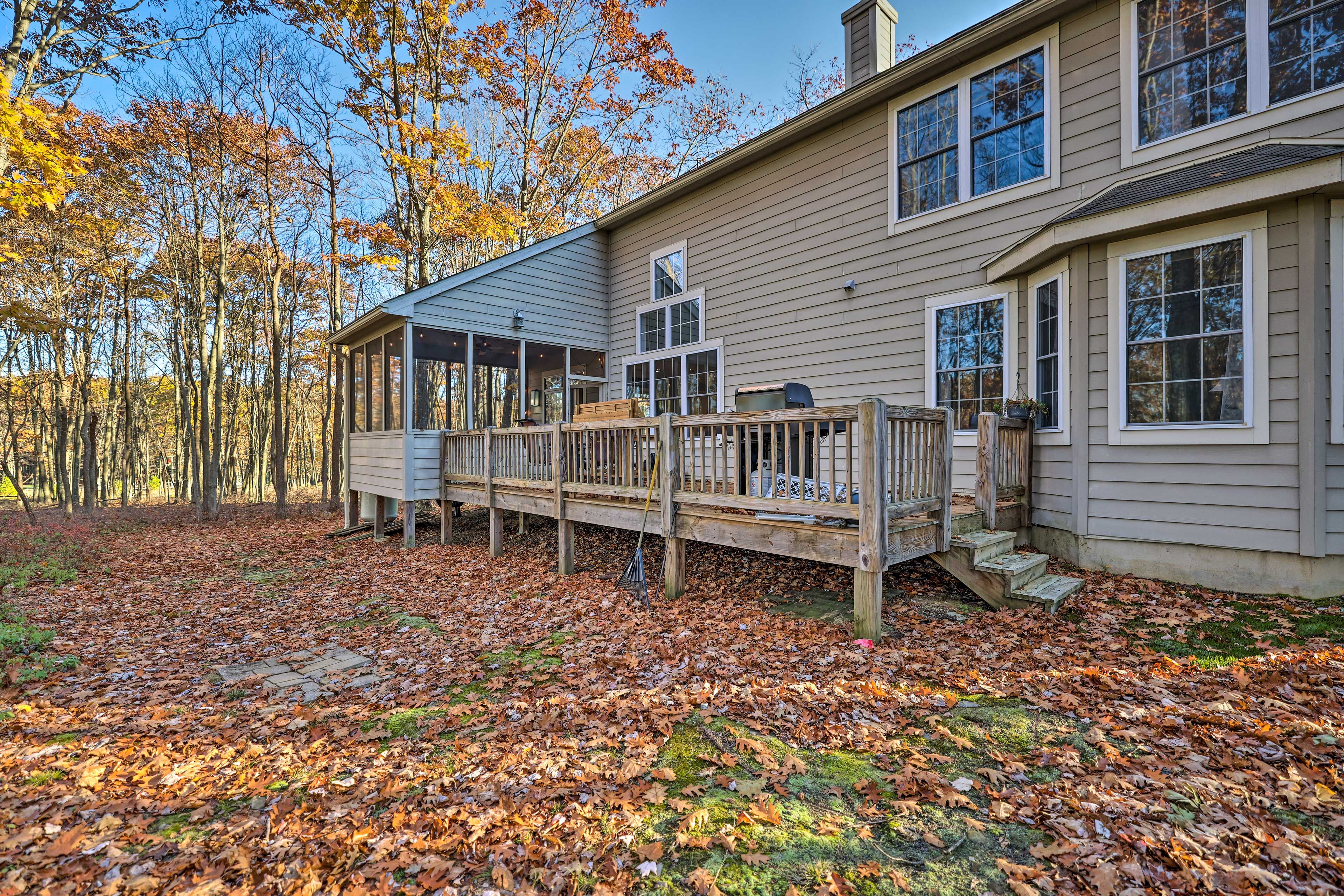 Exterior | Private Yard | Steps to Access Deck