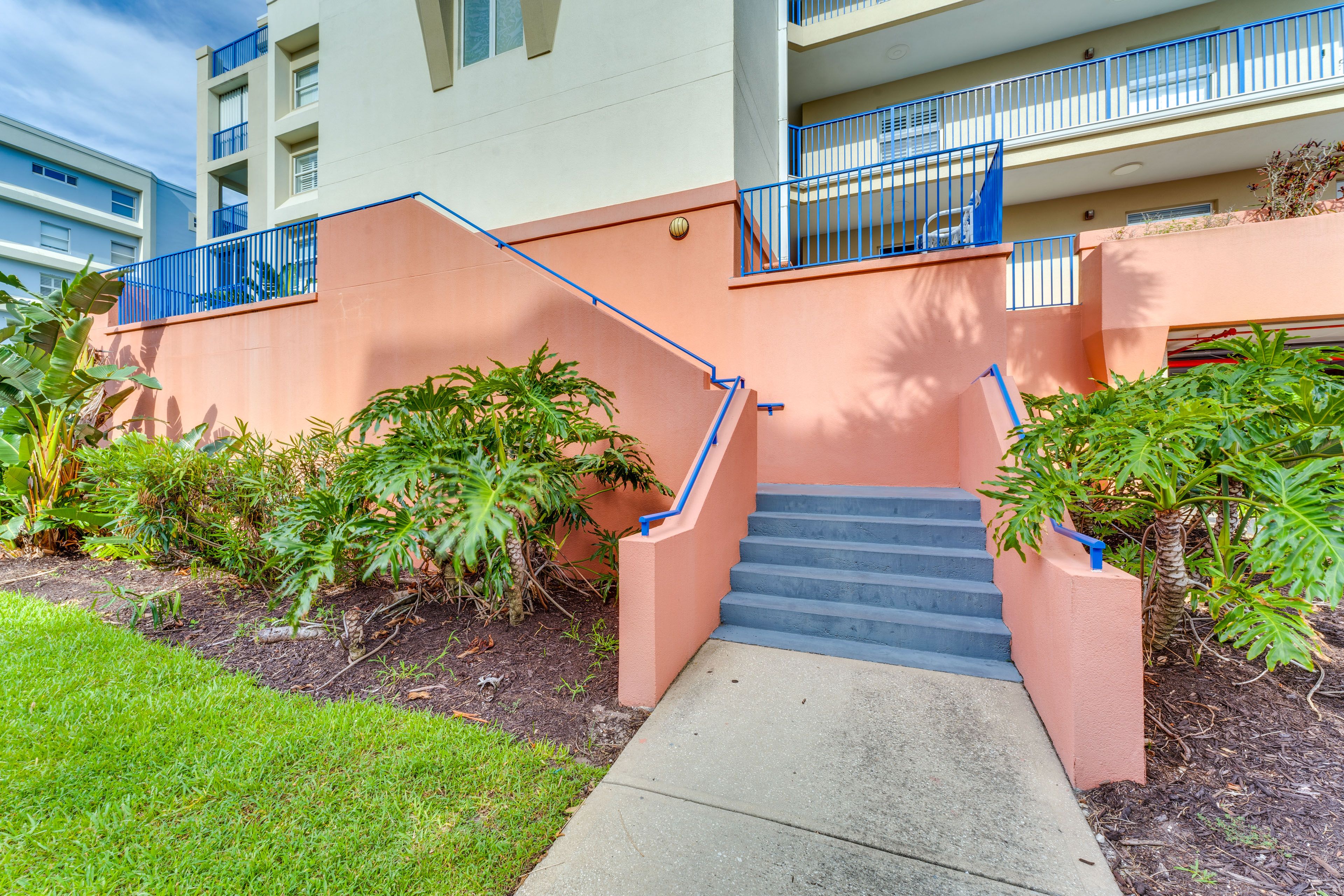 Building Entrance | Stairs to Access Unit | Elevator Access Provided