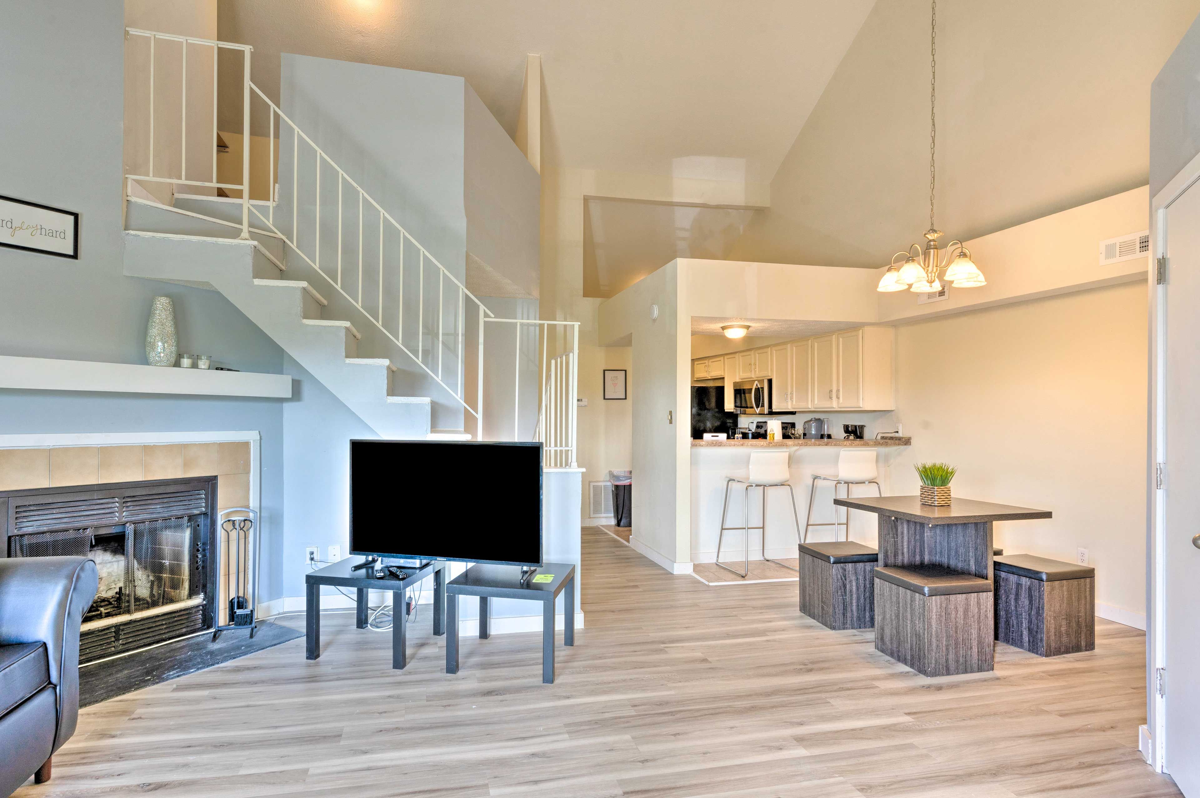 Newport News Vacation Rental | 2BR | 1BA | 2 Flights of Stairs to Access