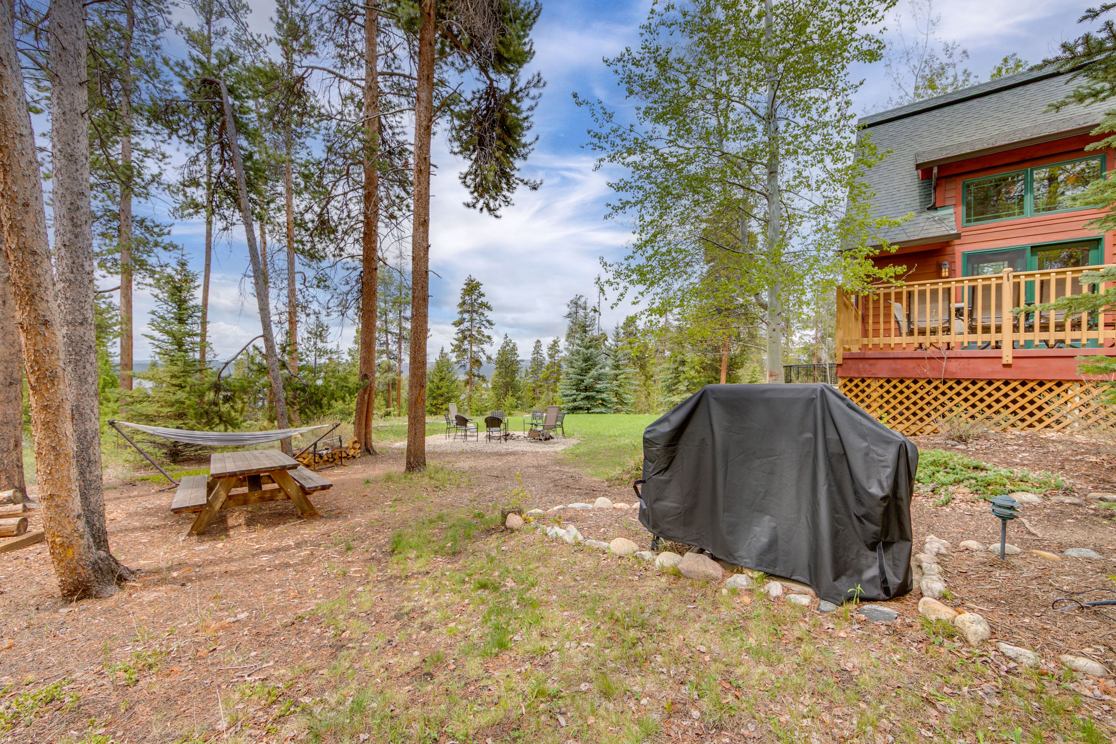 Private Yard | Gas Grill | Fire Pit | Lake Access (Walking Distance)