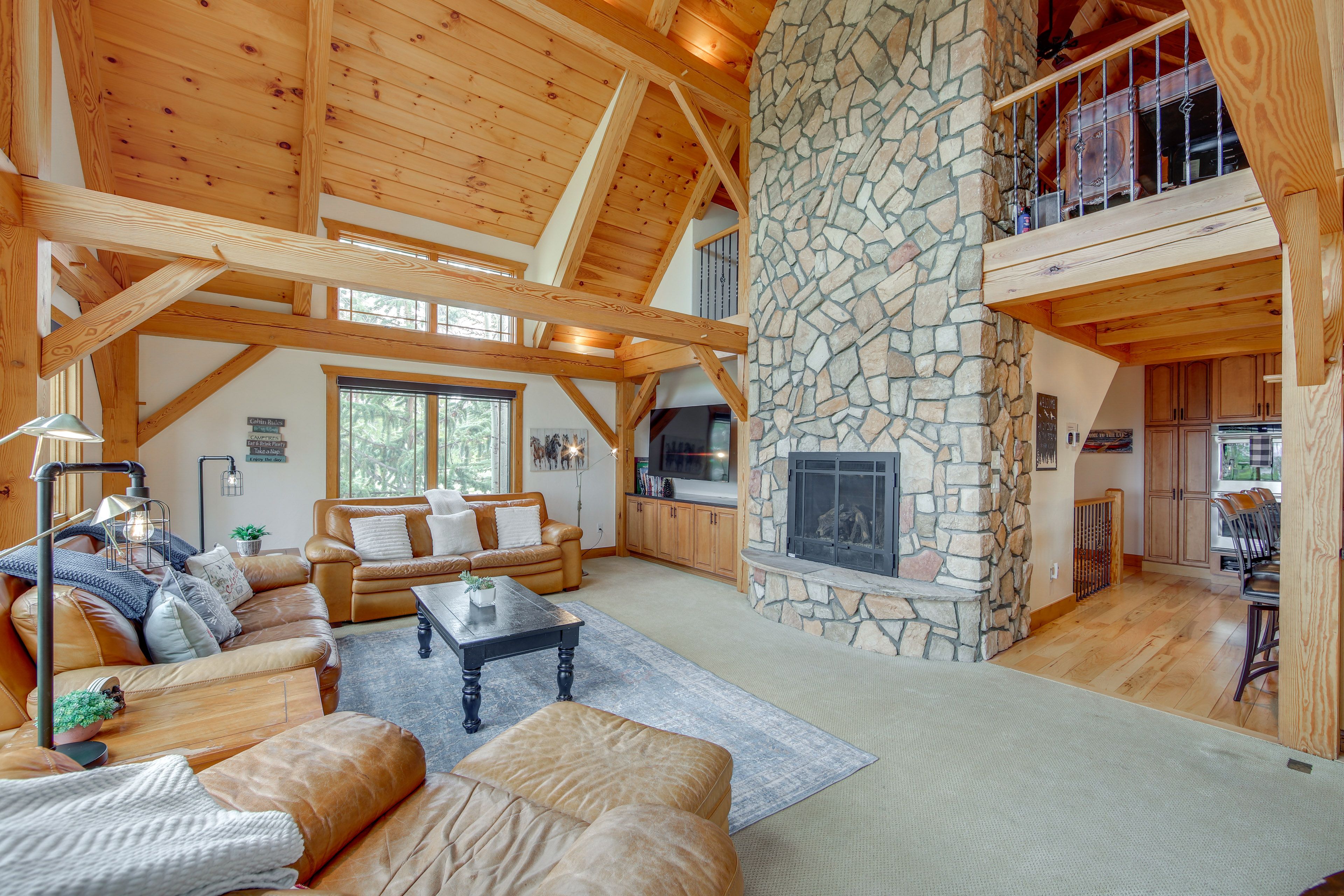 Living Room | Main Level | Gas Fireplace | Smart TV w/ Netflix | Free WiFi