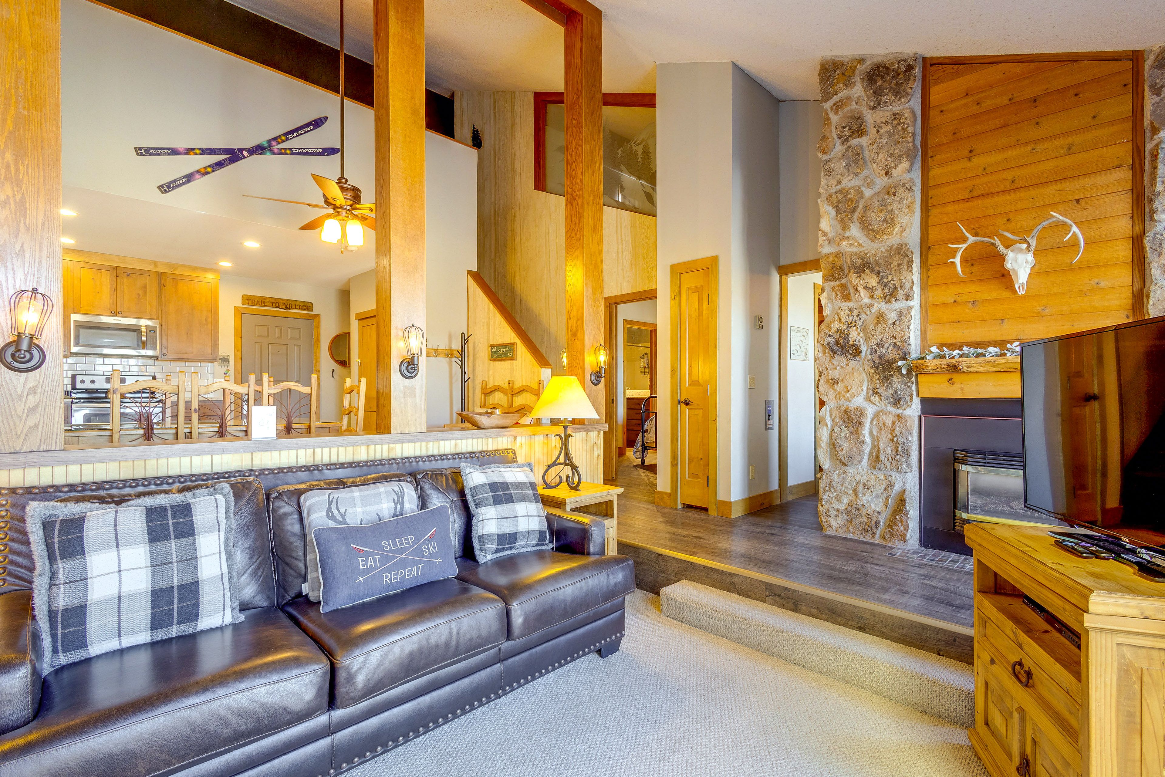 Granby Vacation Rental | 3BR | 3BA | Stairs Required | 1,250 Sq Ft