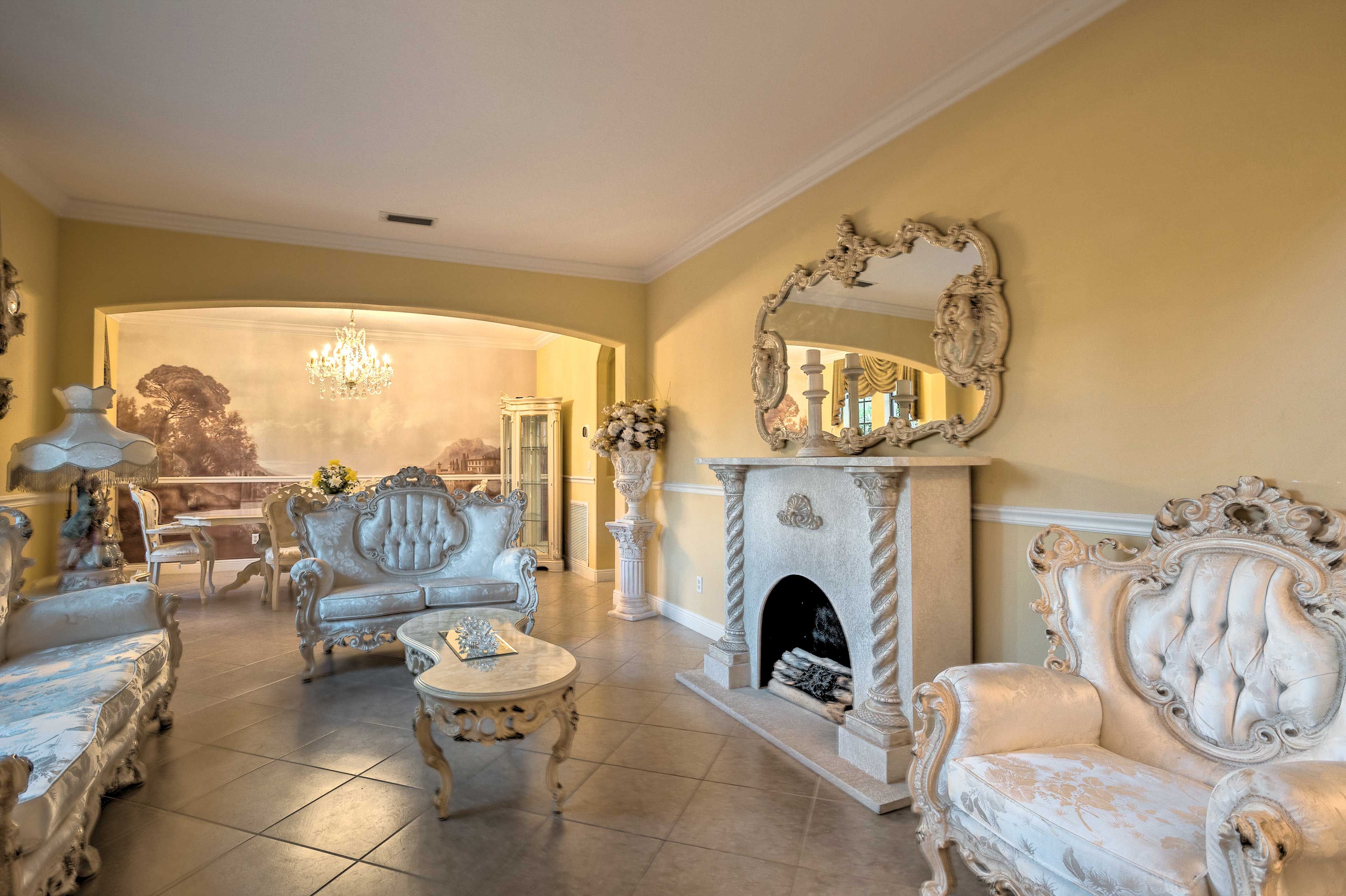 Additional Living Room | 1st Floor | Fireplace