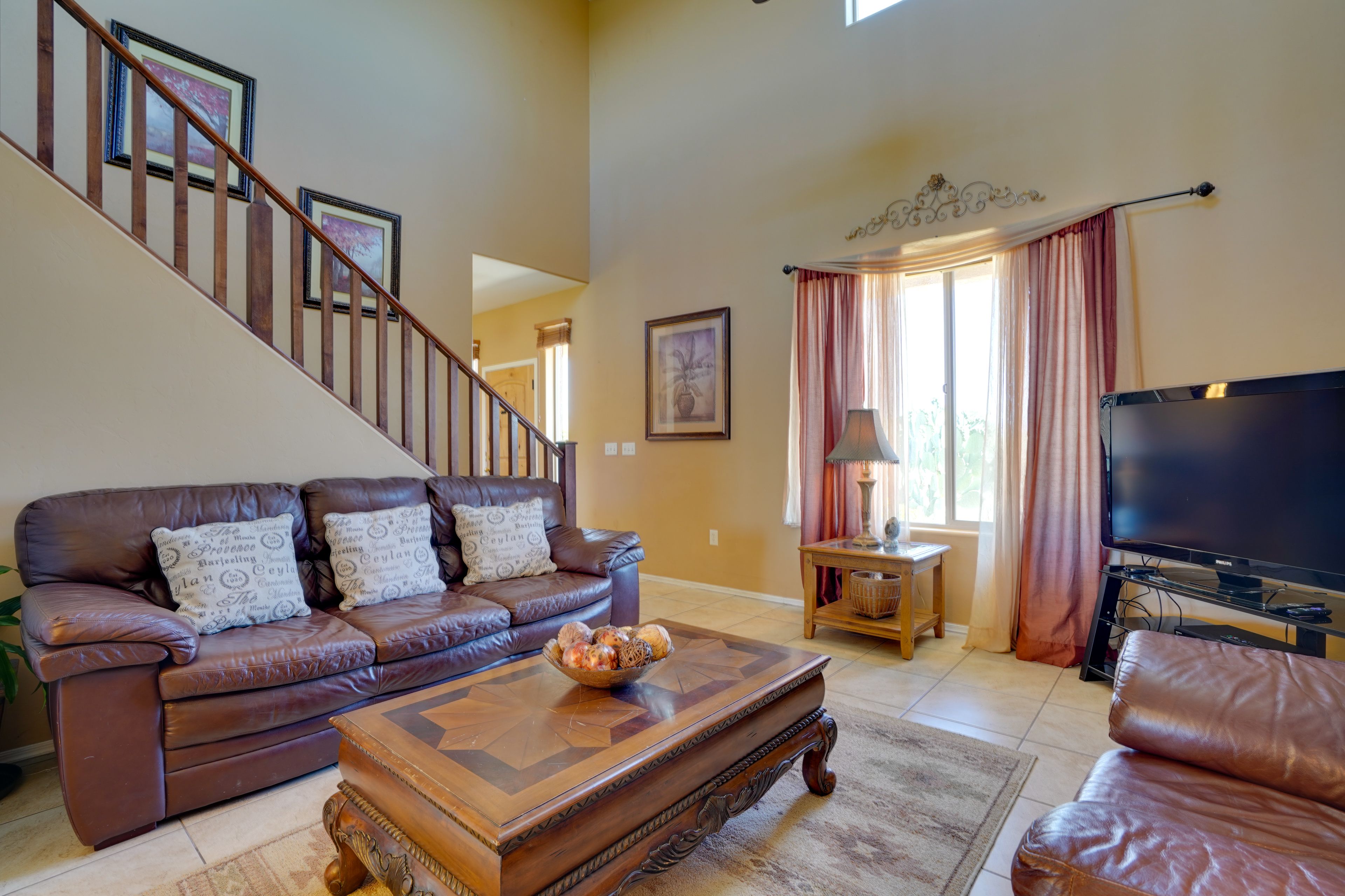Living Room | 1st Floor | Free WiFi | Central A/C