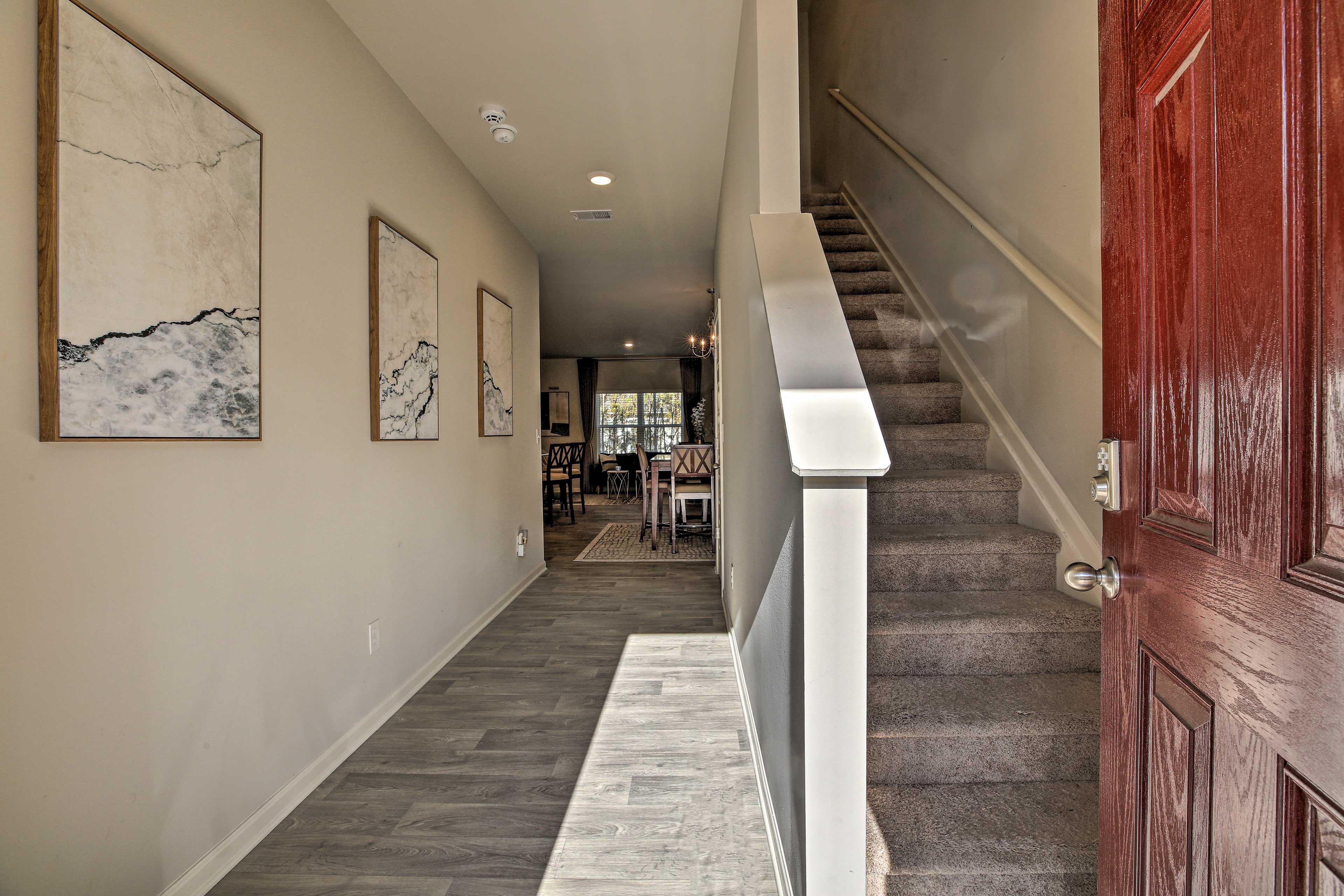 Stairs to Access 2nd Floor