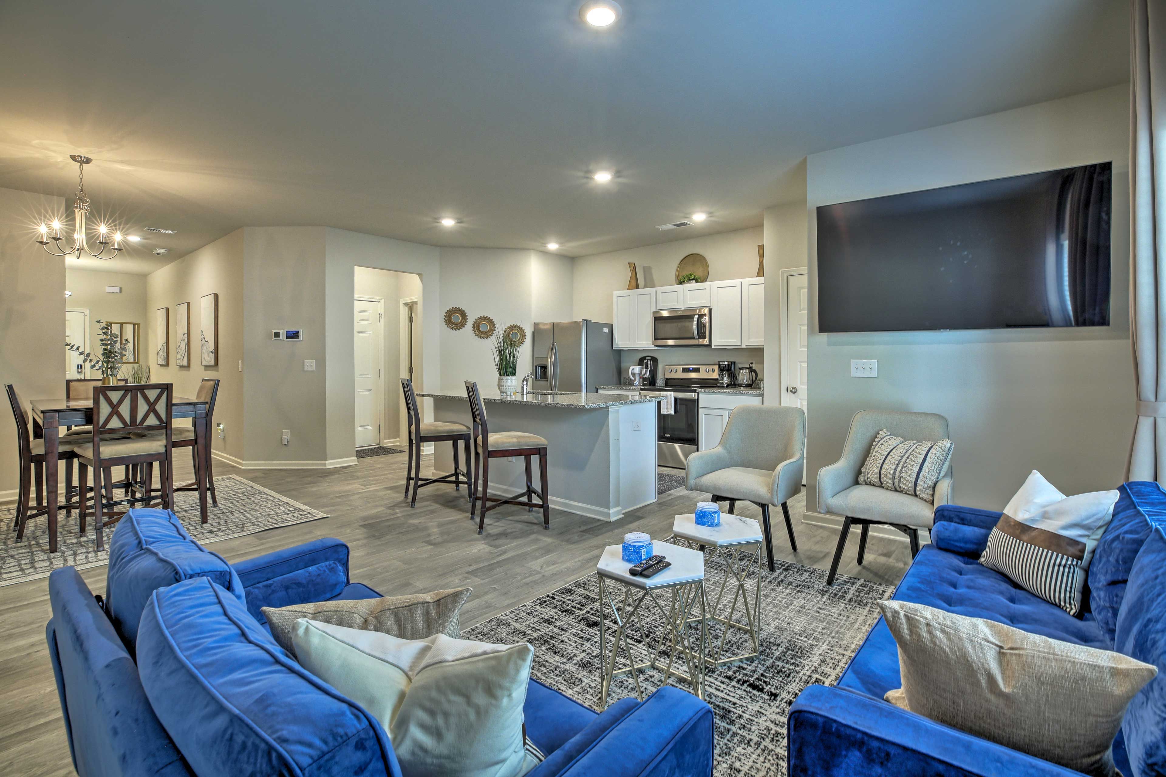 Lithonia Vacation Rental | 3BR | 2.5BA | 1 Step to Enter | 1,800 Sq Ft
