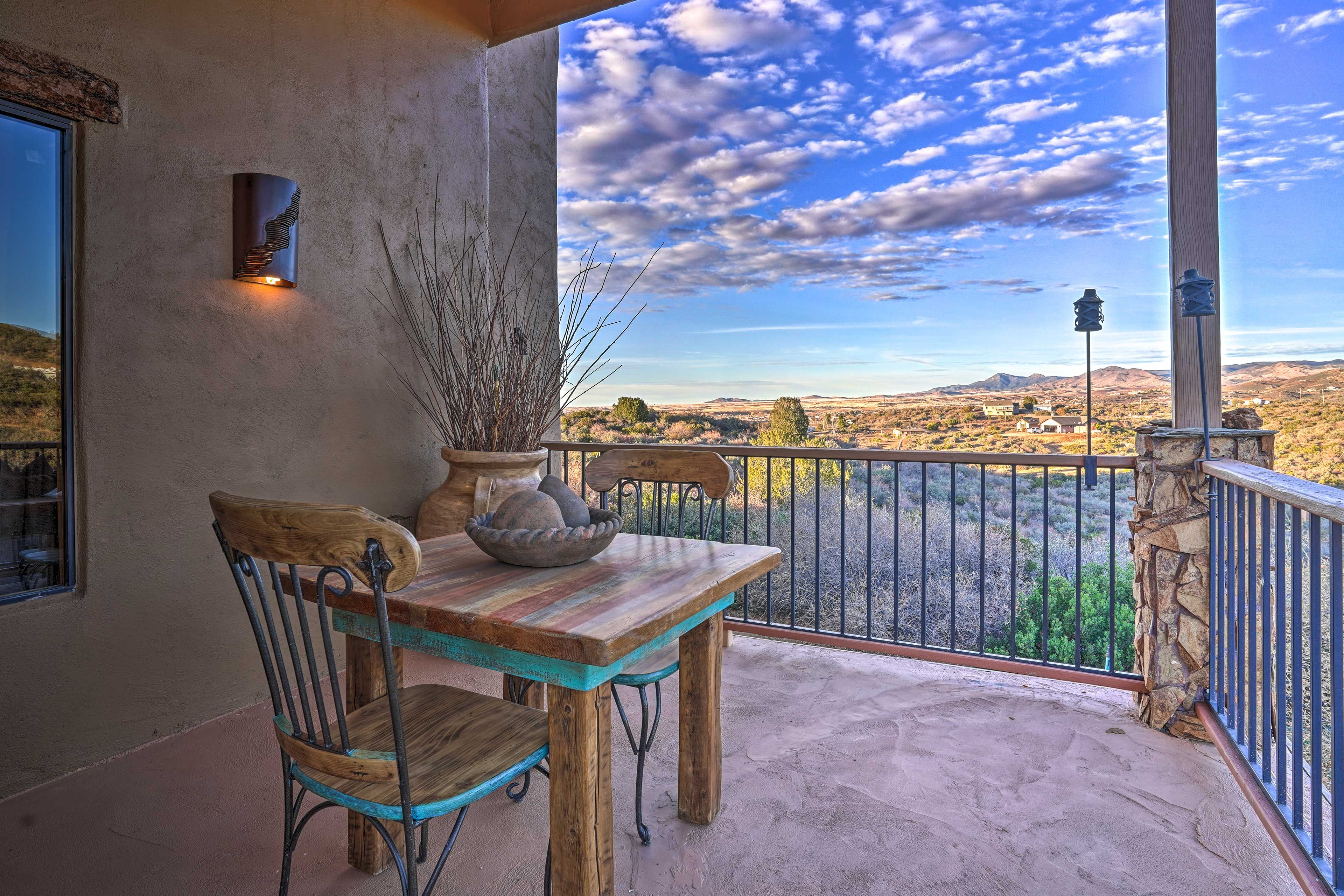 Balcony w/ Mountain Views