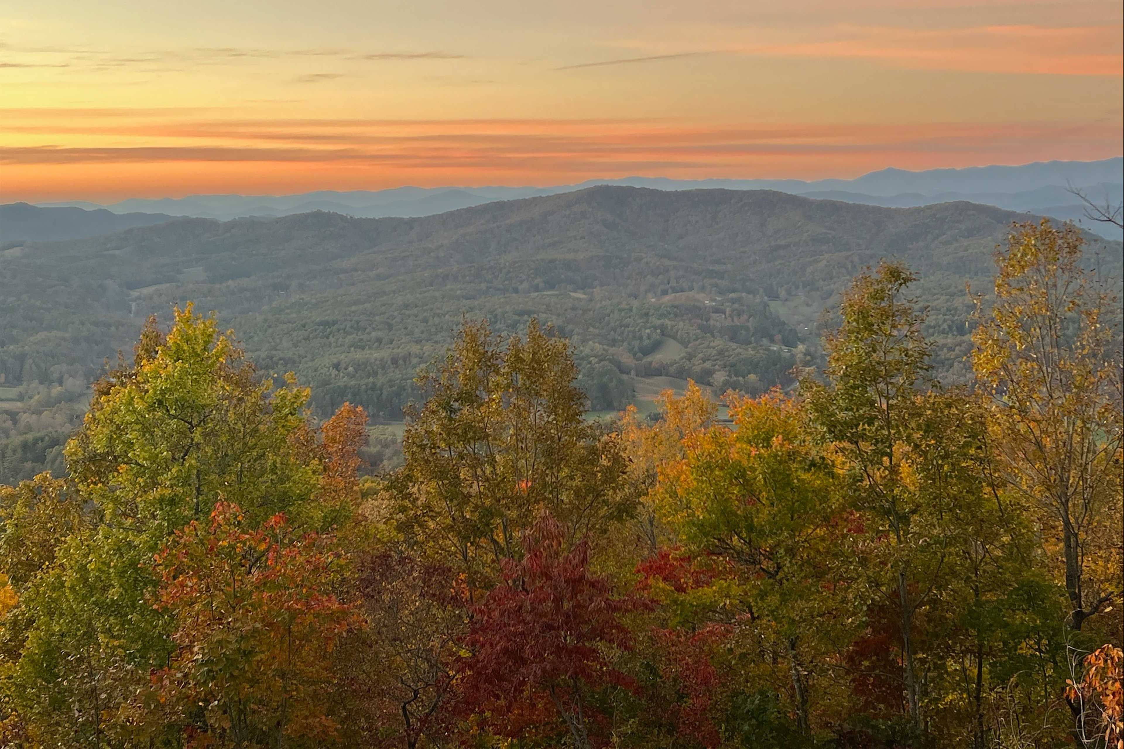 Views From Property | Winter Sunset