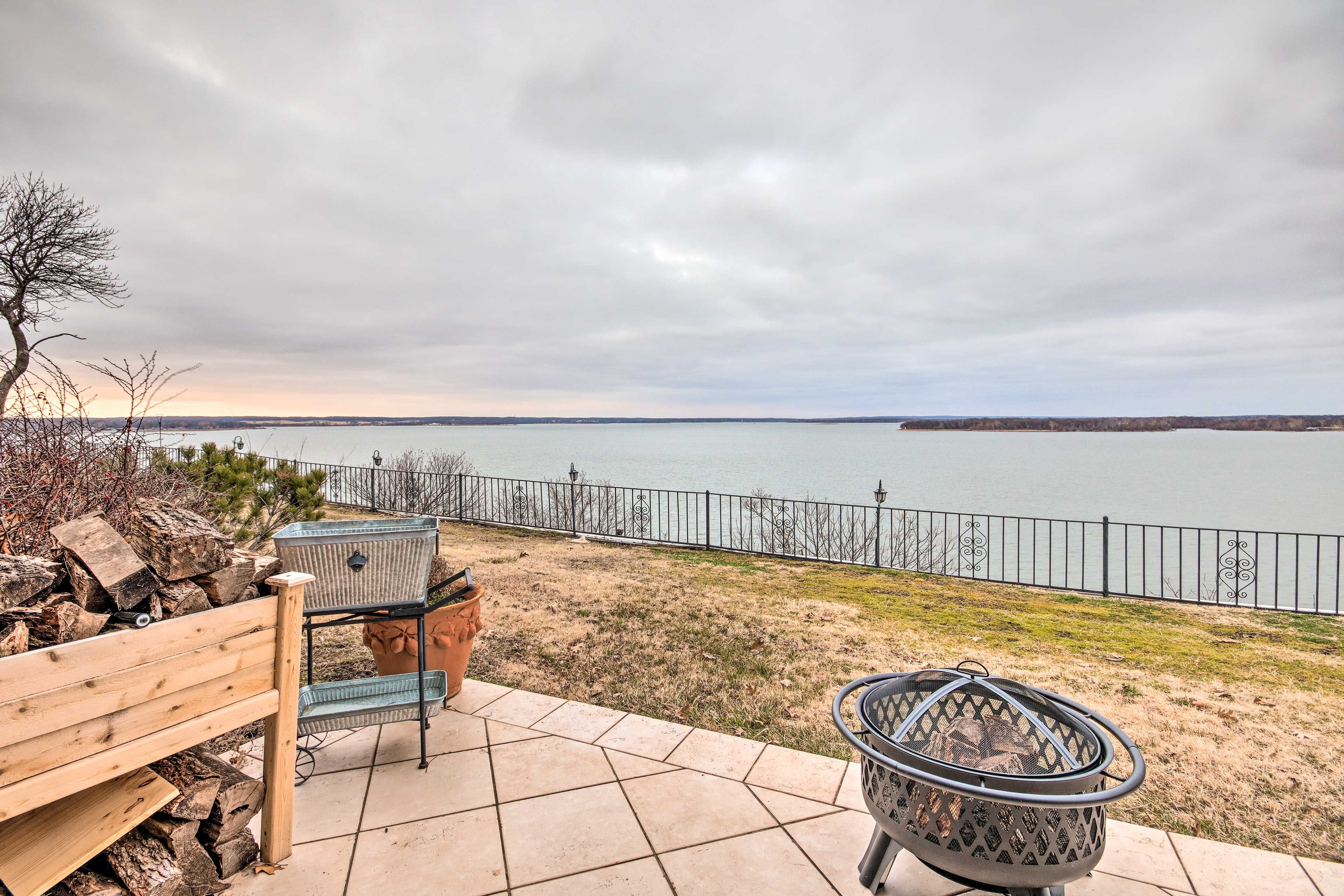Private Patio | Lake Views