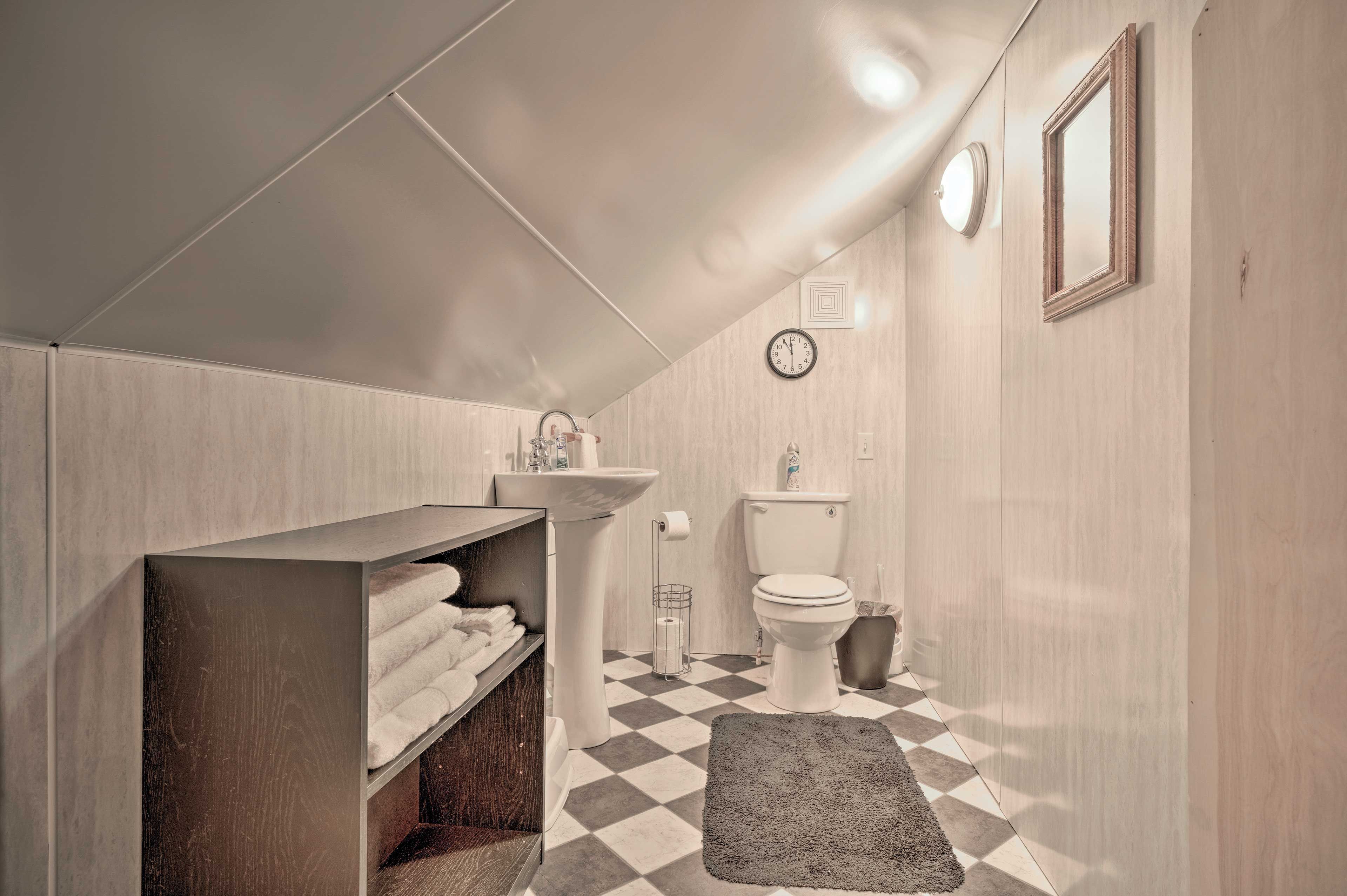 Half Bathroom | Hair Dryer