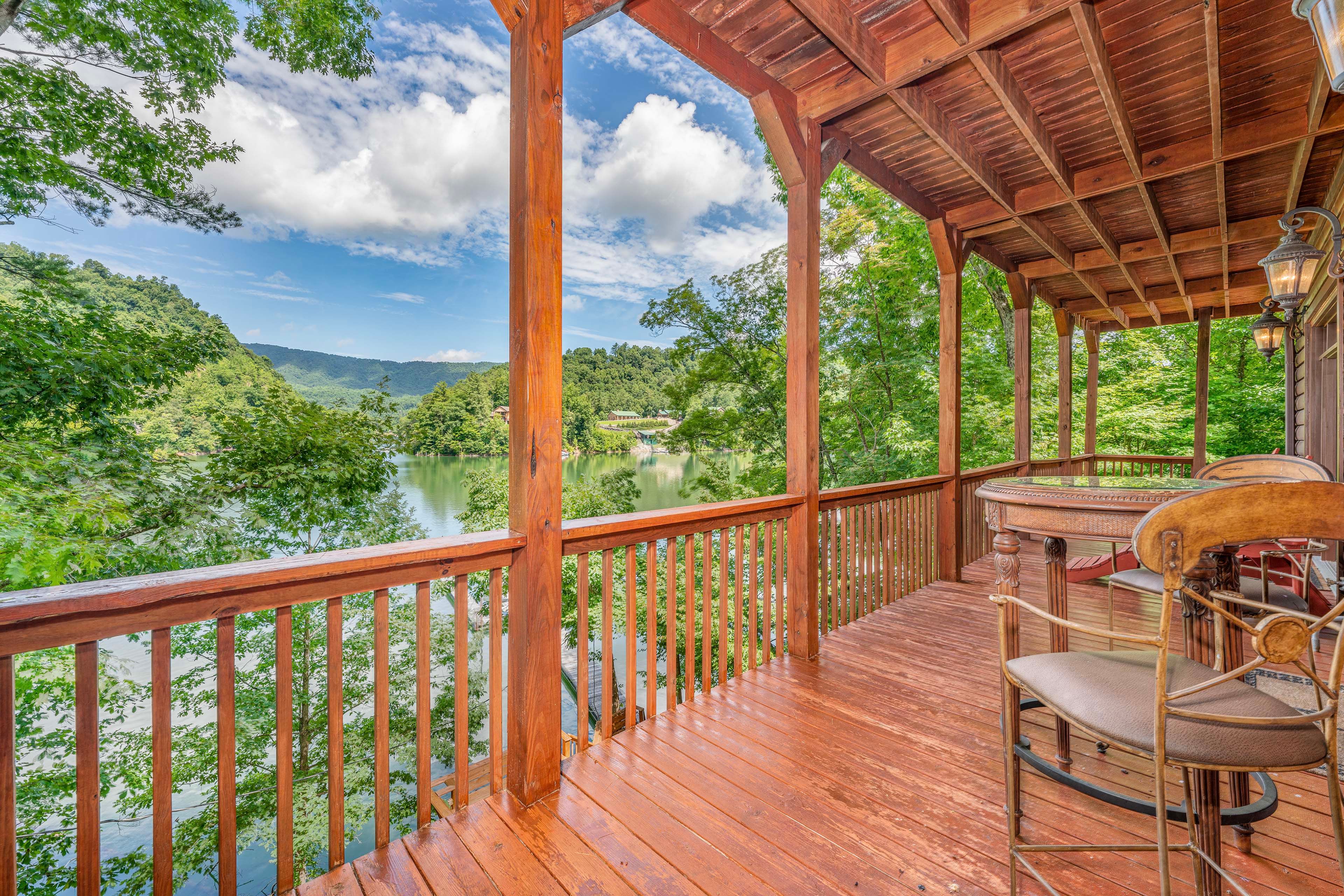 Furnished Deck | Waterfront Views