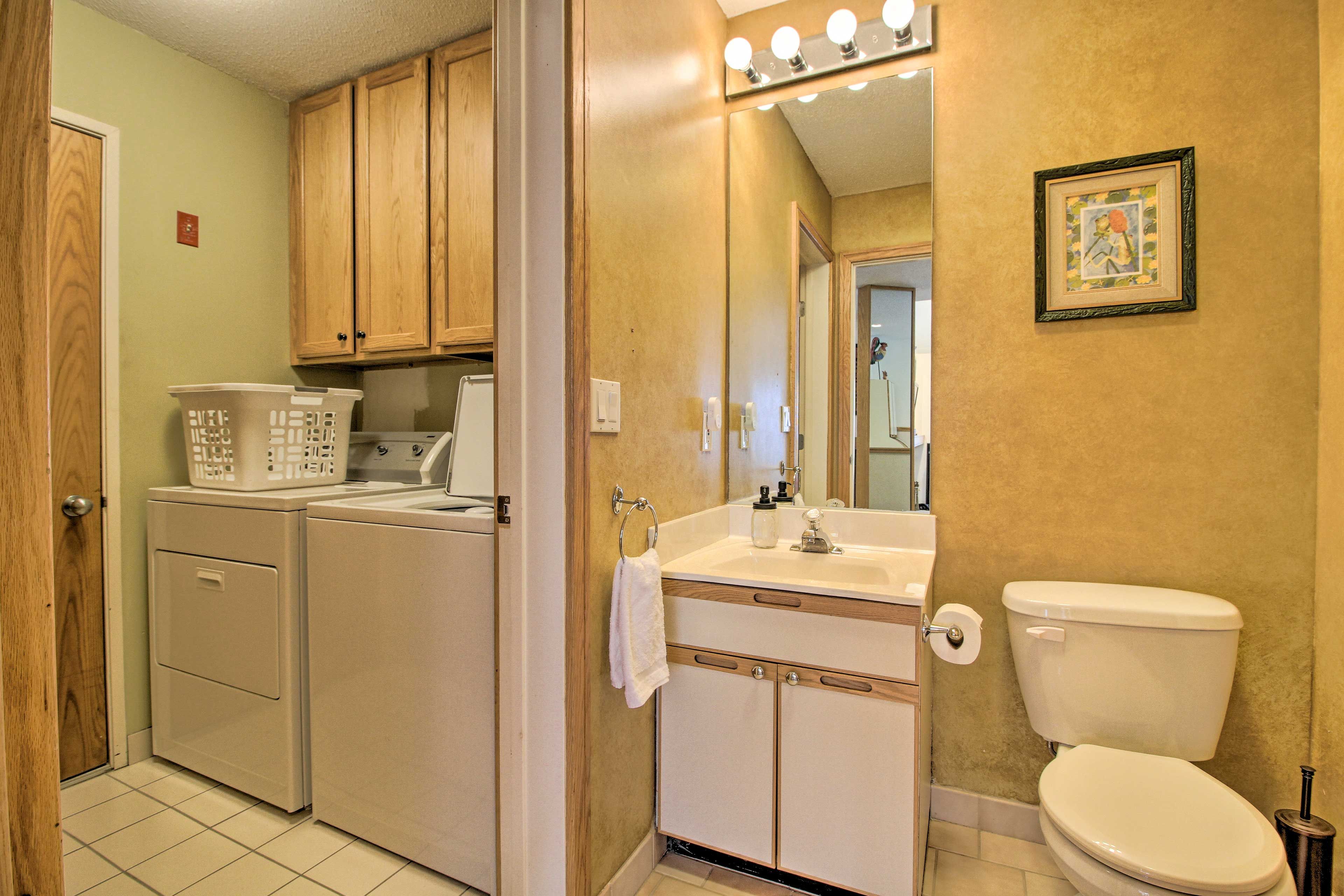 Half Bathroom | Laundry Room | Laundry Detergent | Iron & Board