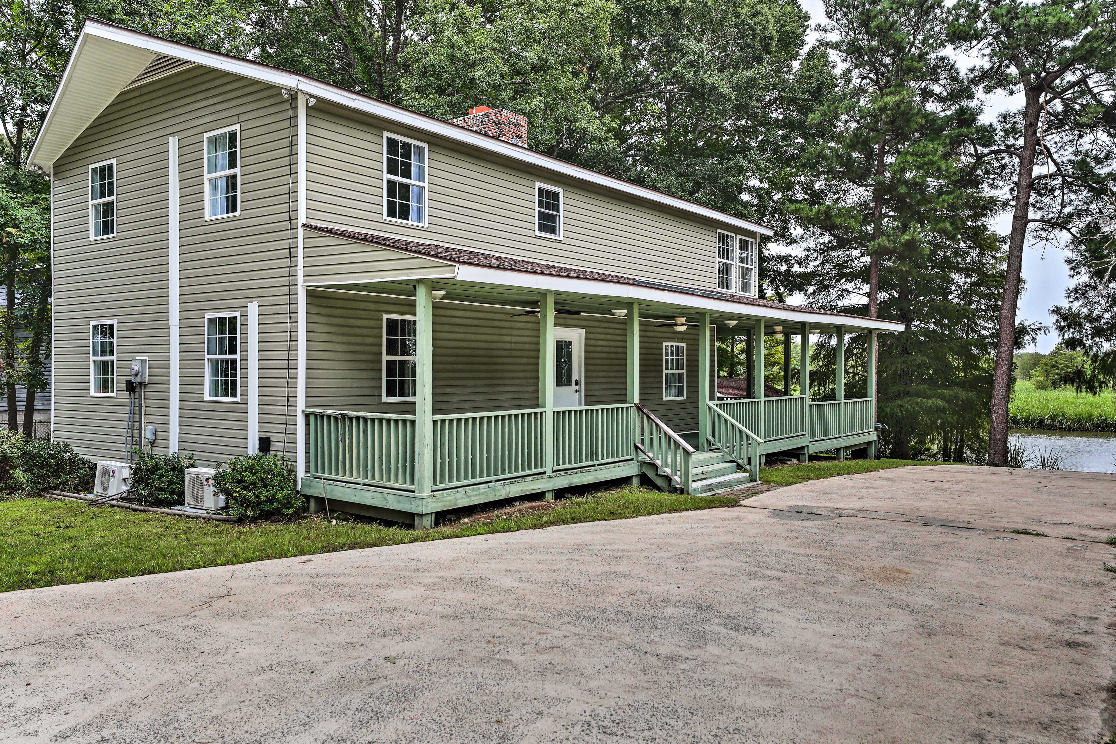 Front Entrance | Covered Wraparound Porch | Stairs Required