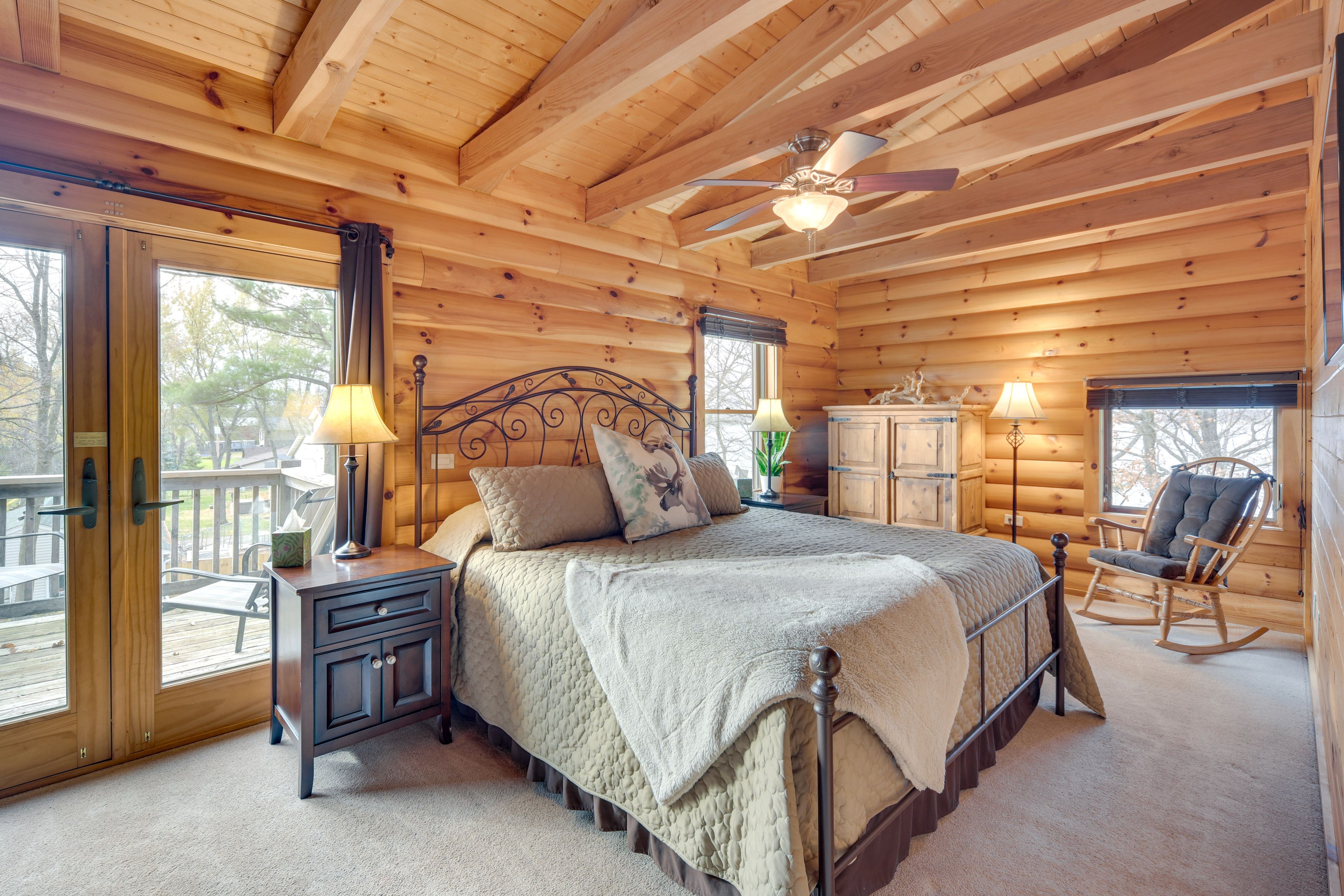 Bedroom 2 | King Bed | 2nd Floor | Staircase to Access from Main Floor