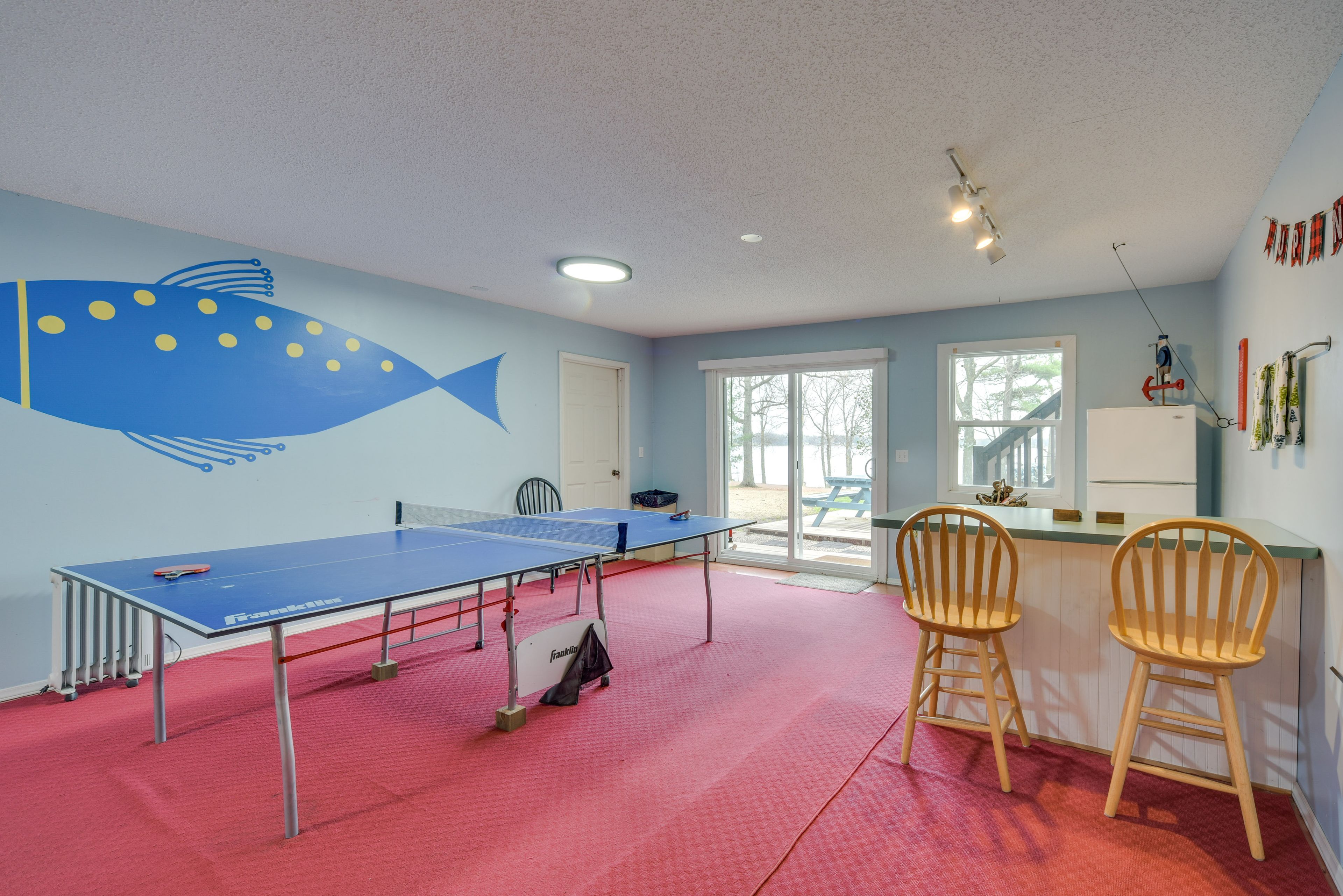 Rec Room | Ping Pong Table | Access to Driveway & Outdoor Seating