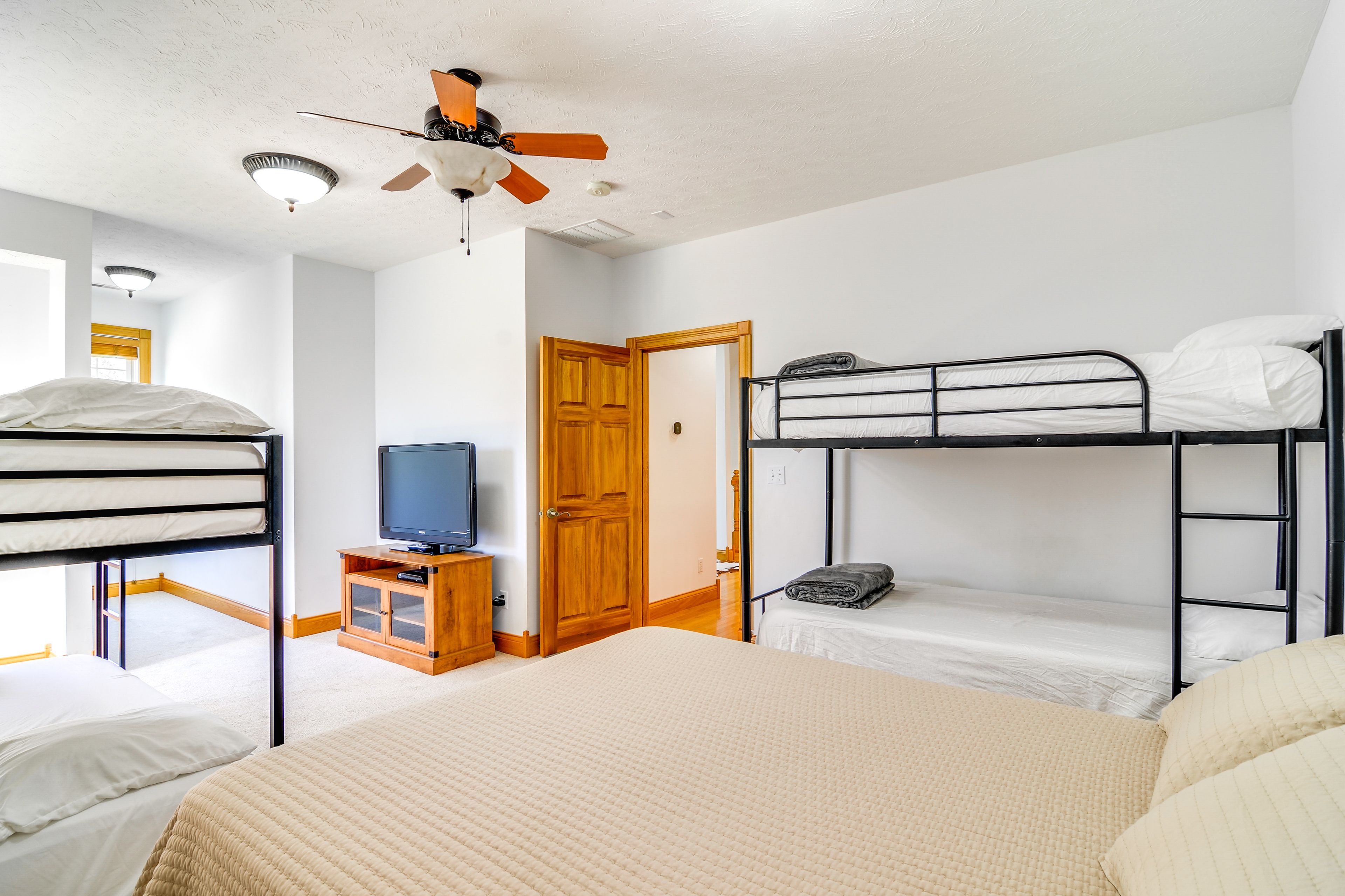 Bedroom 3 | 2nd Floor | 2 Full Beds | Full Bunk Bed | Twin Bunk Bed