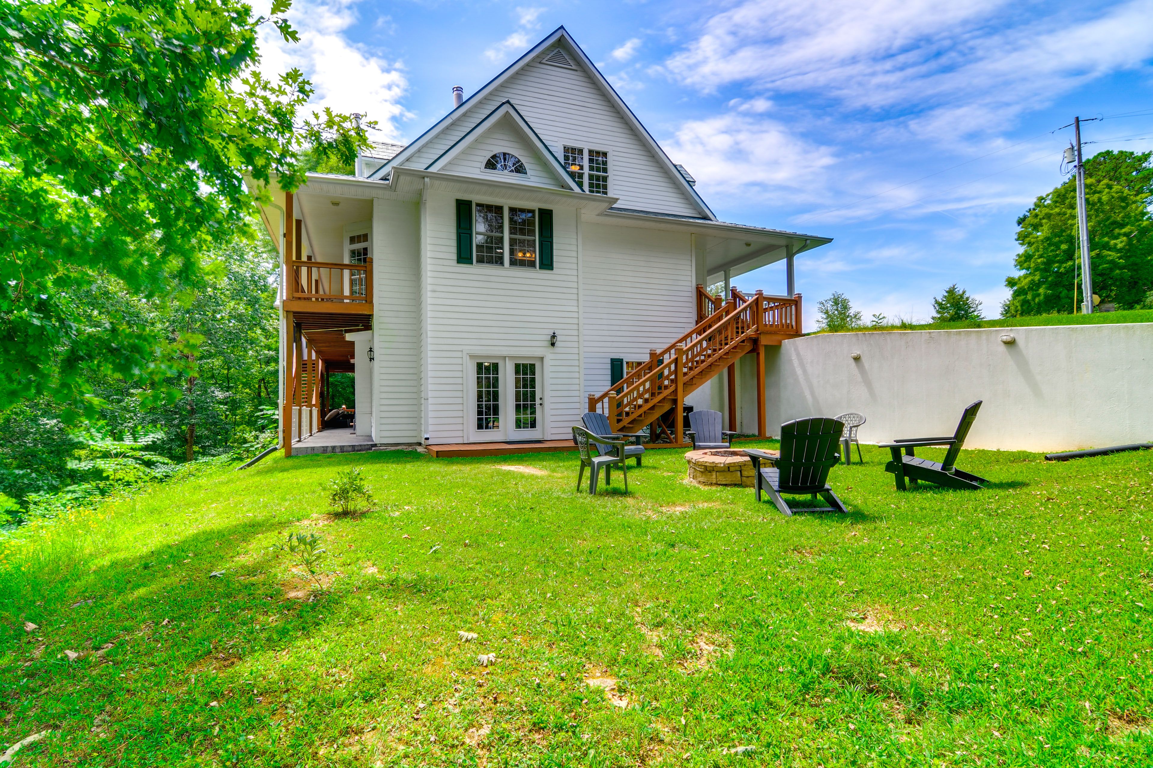 Fire Pit | Multi Deck | Water Views | Outdoor Seating