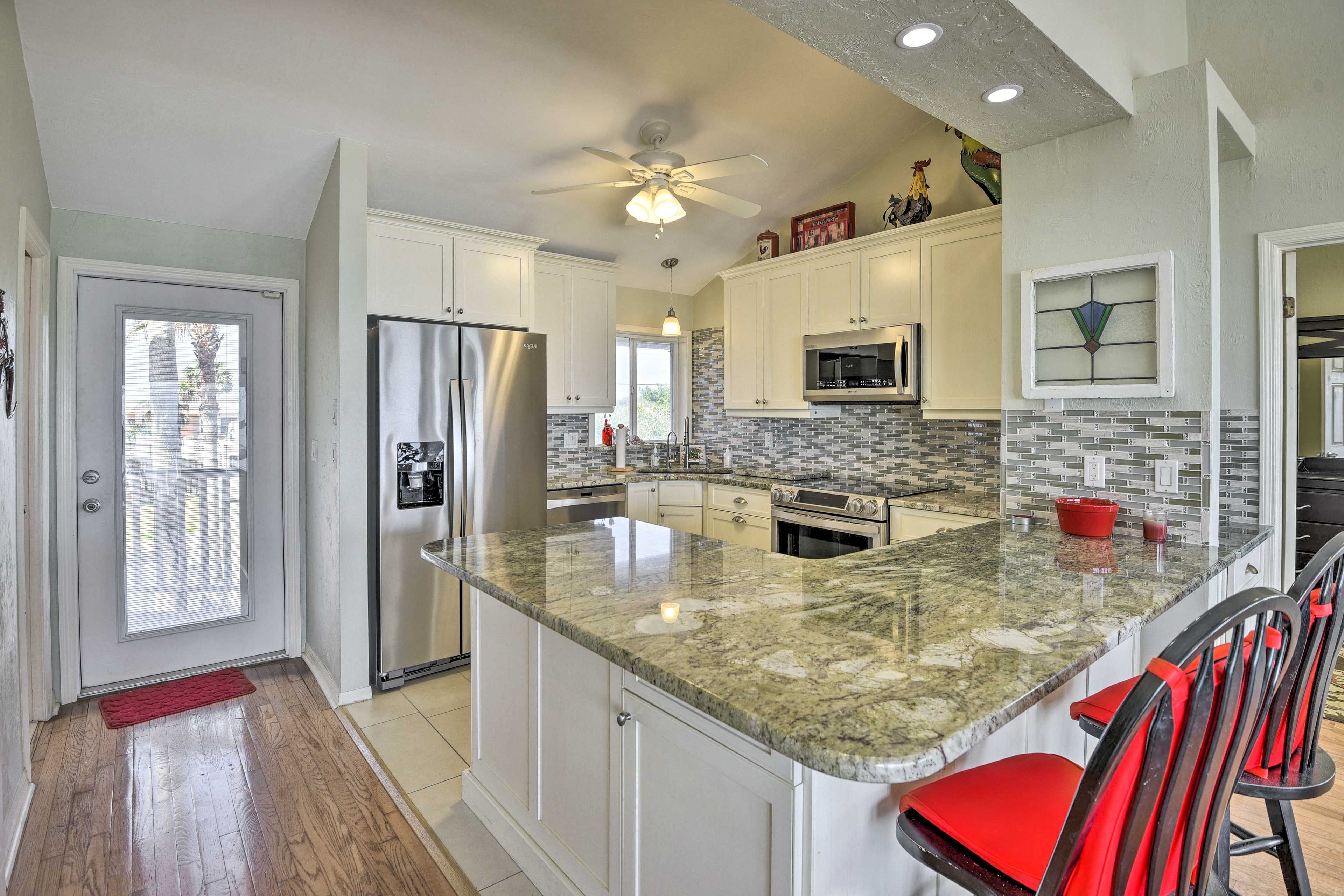 Kitchen | Fully Equipped | Cooking Basics | Coffee Maker