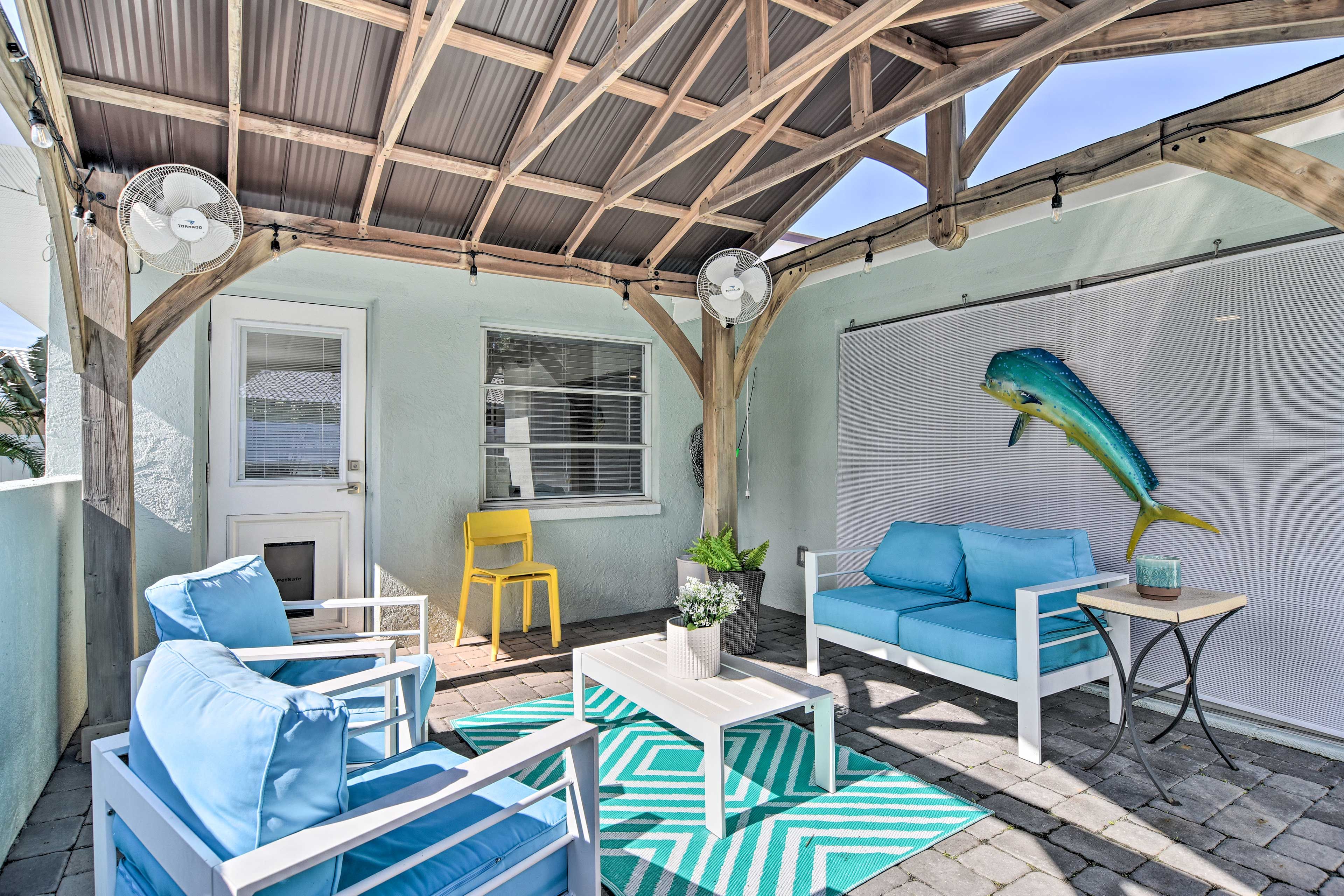 Furnished Patio w/ Pavilion